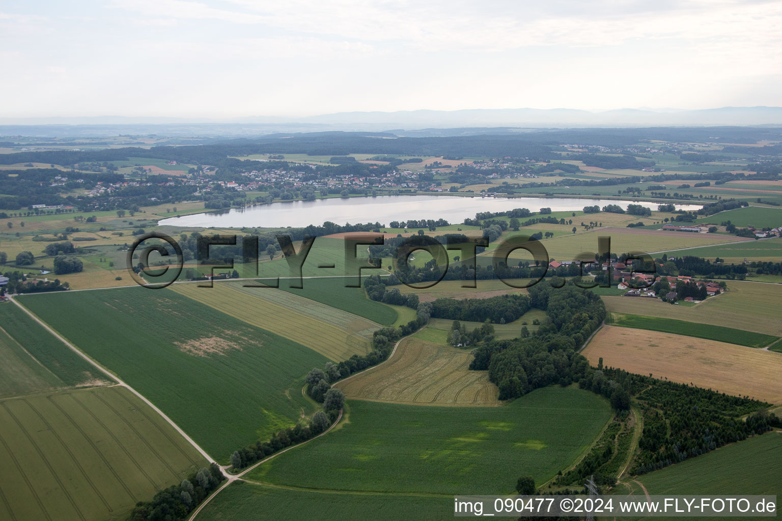 Vilstalsee Reservoir Steimberg in the district Aunkofen in Marklkofen in the state Bavaria, Germany