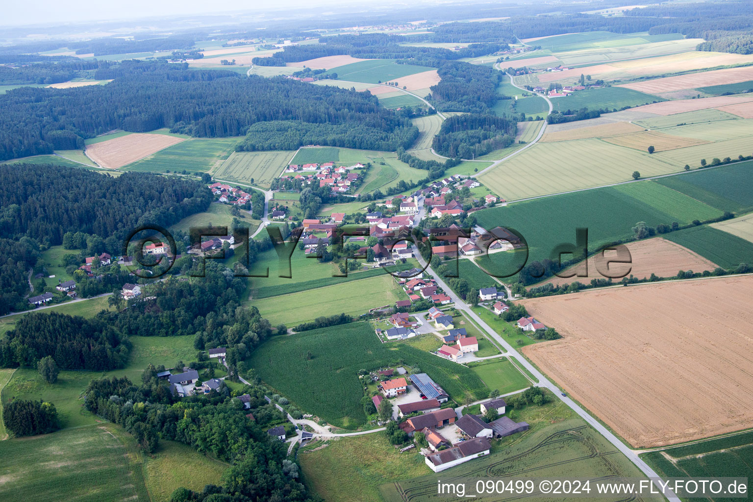 District Weigendorf in Loiching in the state Bavaria, Germany