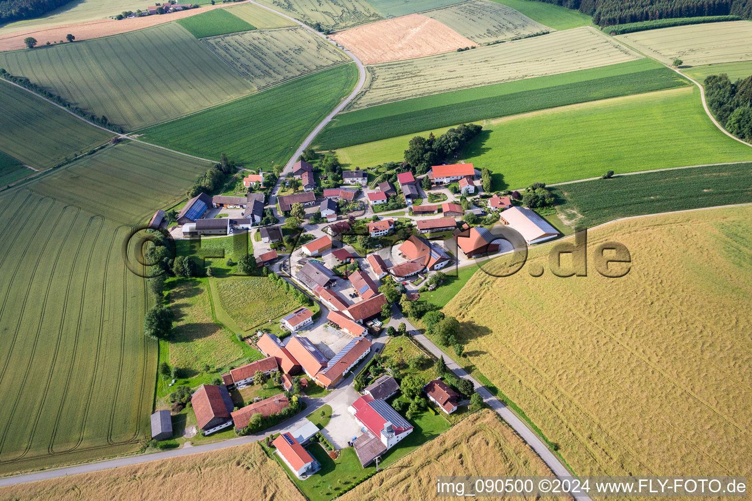 District Süßbach in Niederviehbach in the state Bavaria, Germany