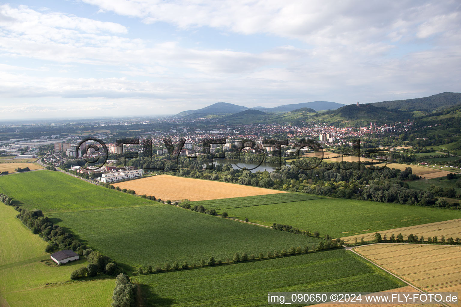 Gliding field on the airfield of of Aeroclub Heppenheim in Heppenheim (Bergstrasse) in the state Hesse, Germany