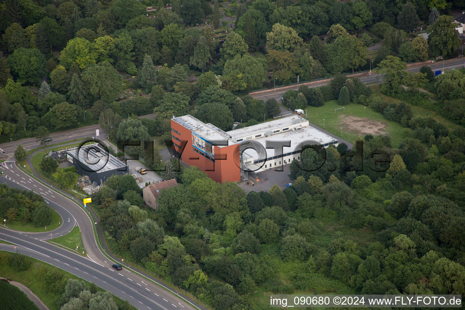 Sulzbach, printing house in Weinheim in the state Baden-Wuerttemberg, Germany