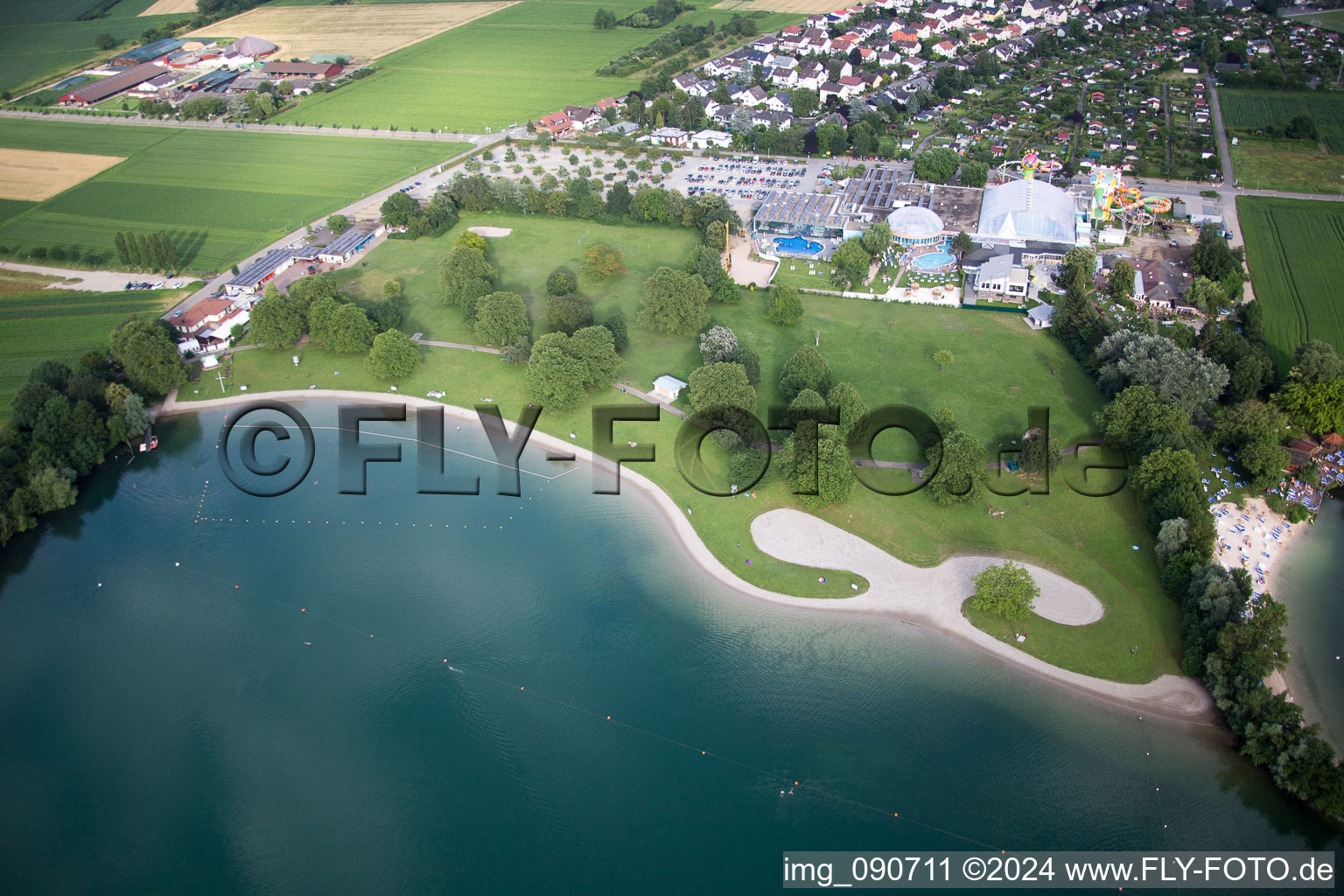 Waidsee in the district Lützelsachsen in Weinheim in the state Baden-Wuerttemberg, Germany