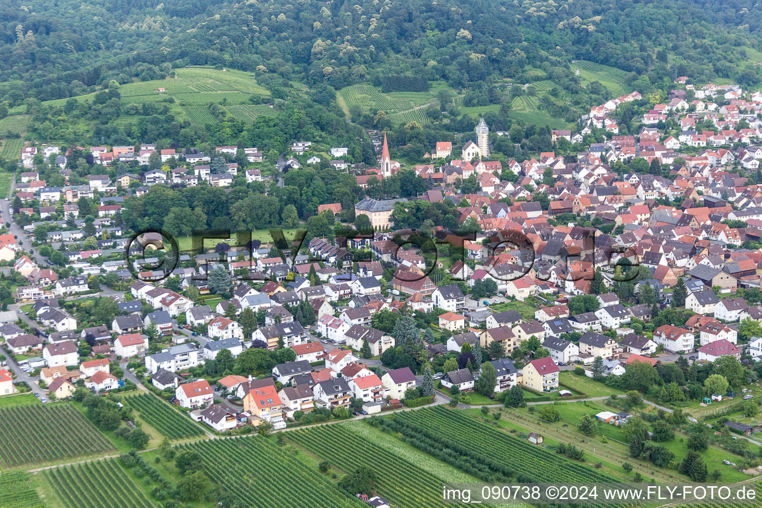 Palace Wiser in the district Leutershausen in Hirschberg an der Bergstrasse in the state Baden-Wurttemberg, Germany