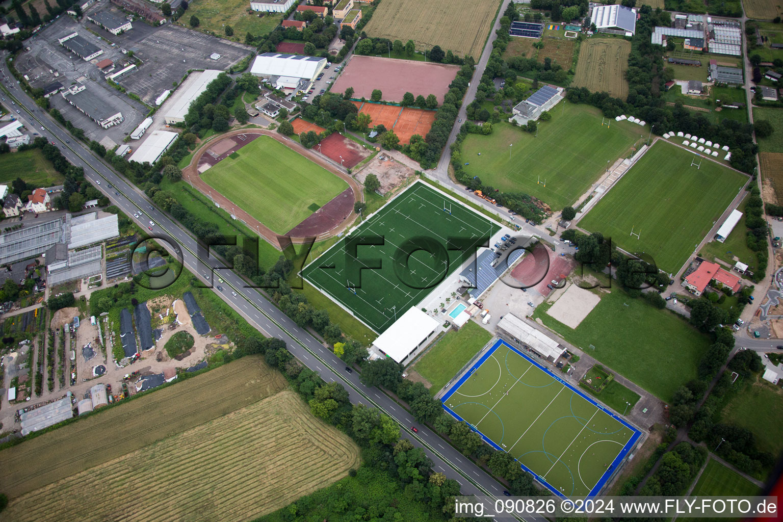 Hockey club in the district Am Kirchheimer Weg in Heidelberg in the state Baden-Wuerttemberg, Germany