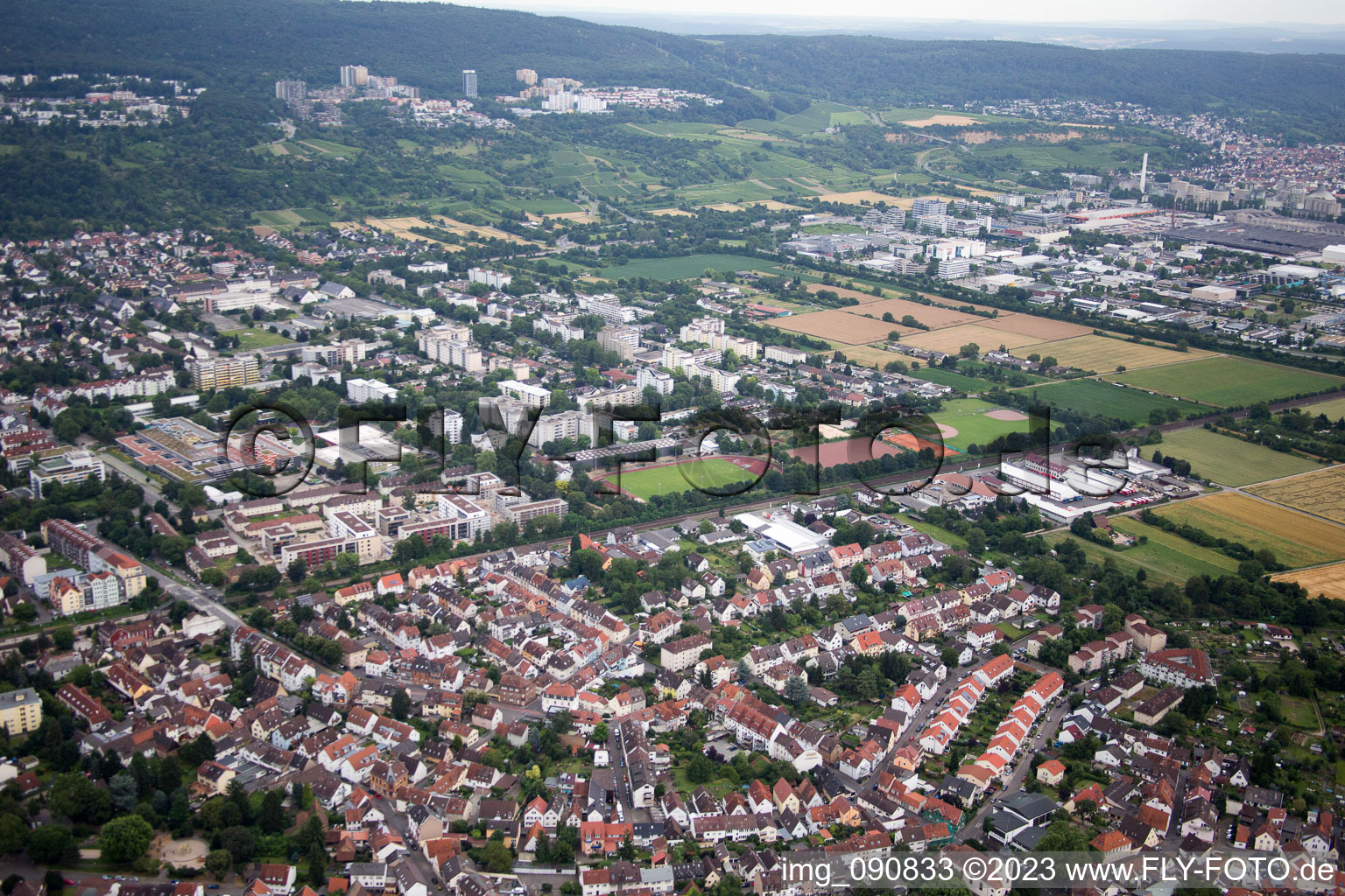 District Rohrbach in Heidelberg in the state Baden-Wuerttemberg, Germany
