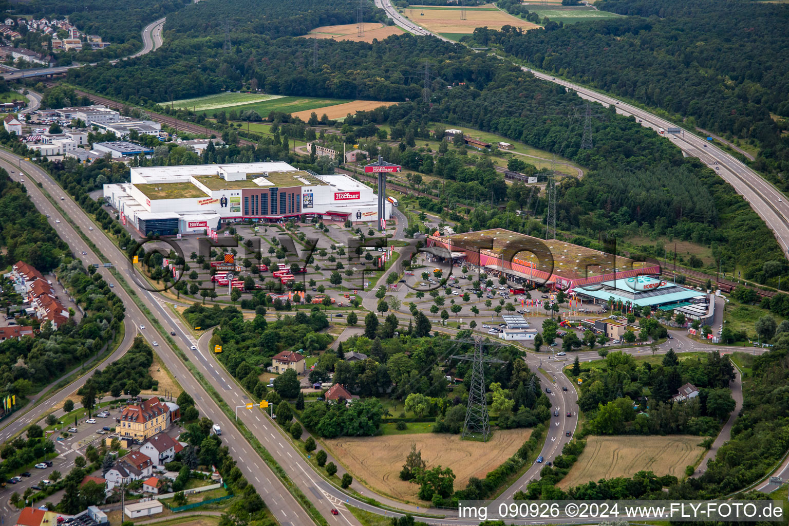 Furniture Höffner in Schwetzingen in the state Baden-Wuerttemberg, Germany