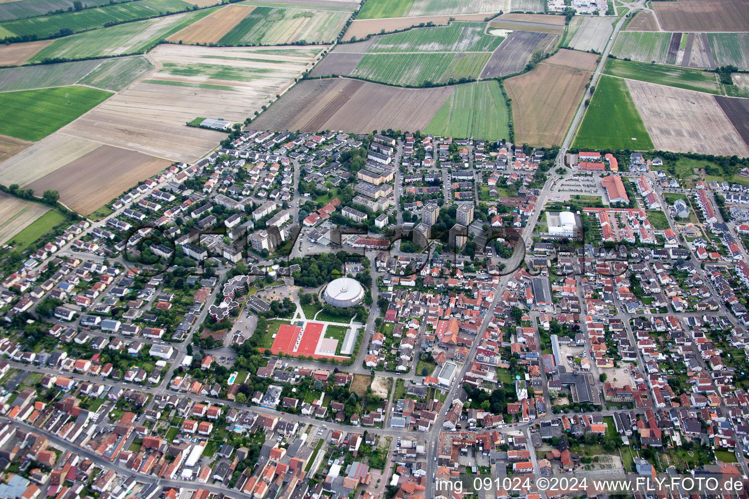 Mutterstadt in the state Rhineland-Palatinate, Germany