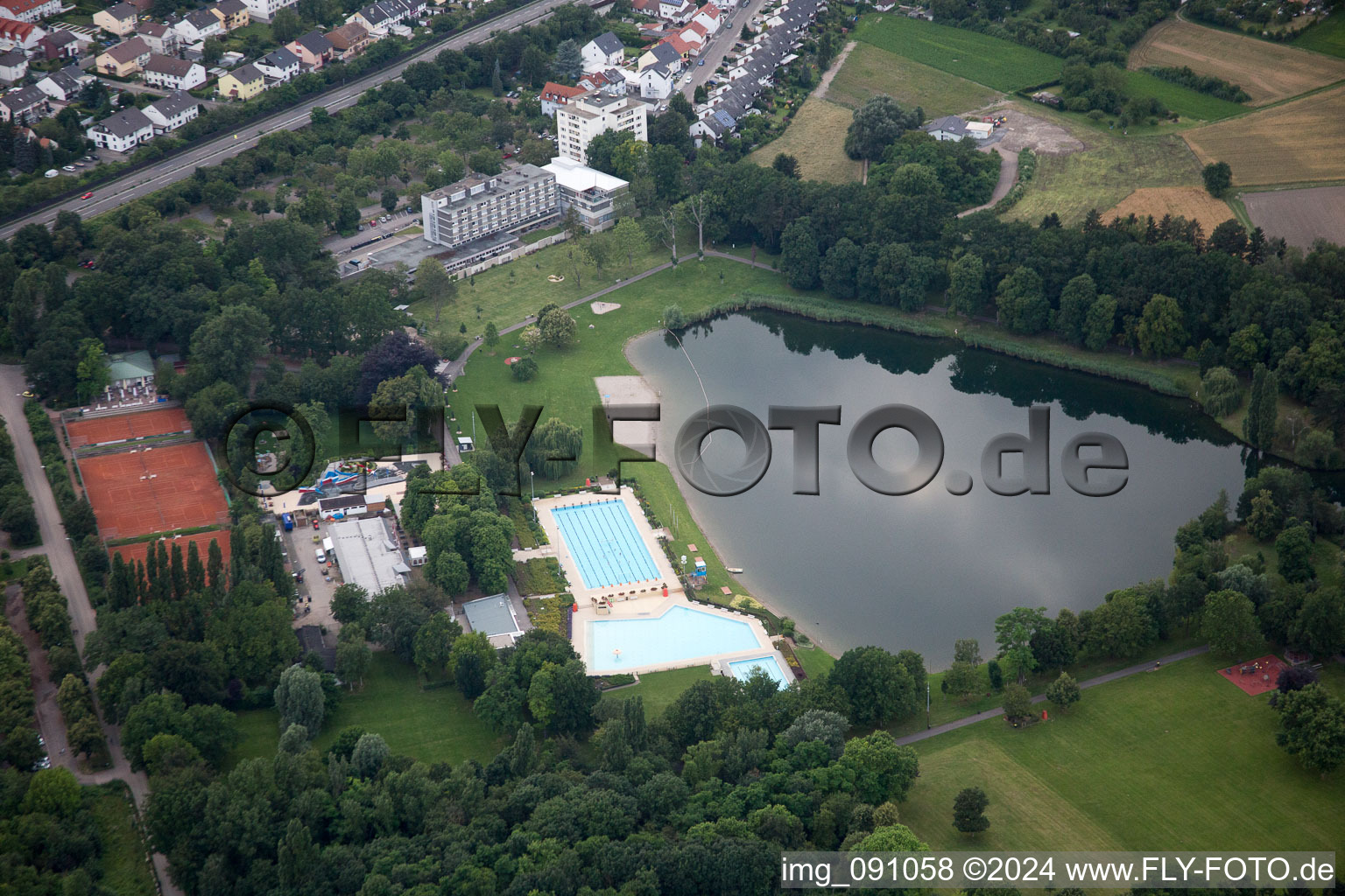 BeachBad in Frankenthal in the state Rhineland-Palatinate, Germany