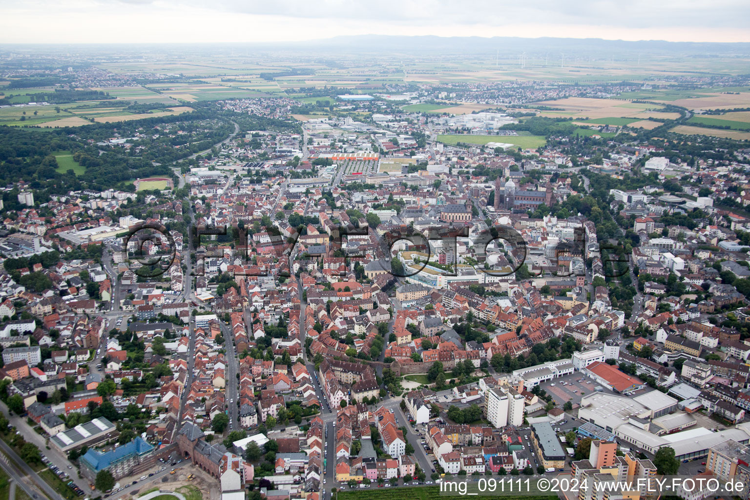 Old Town in Worms in the state Rhineland-Palatinate, Germany