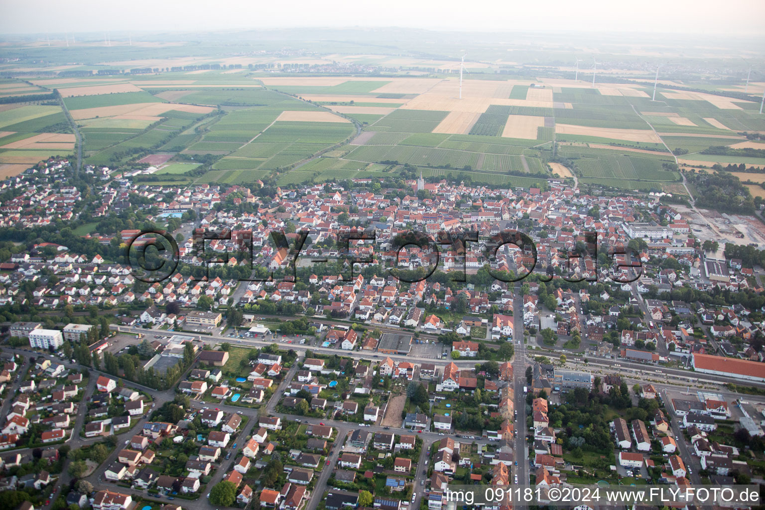 District Pfeddersheim in Worms in the state Rhineland-Palatinate, Germany