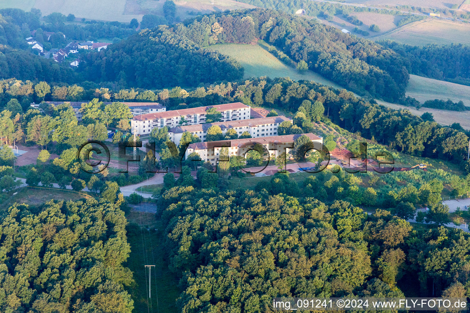 US army - military barracks of Sembach Headquarters in Sembach in the state Rhineland-Palatinate, Germany