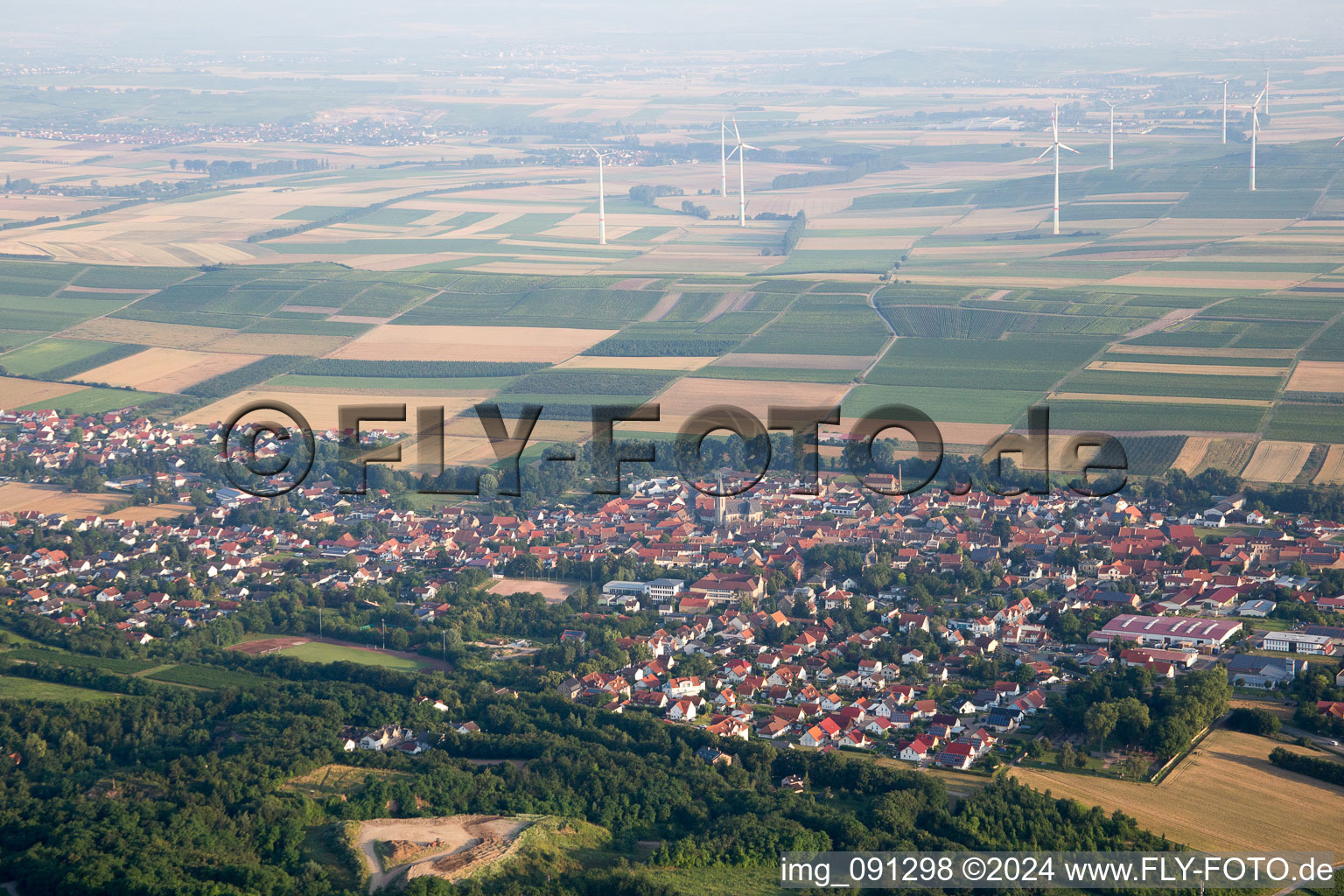 Flonheim in the state Rhineland-Palatinate, Germany