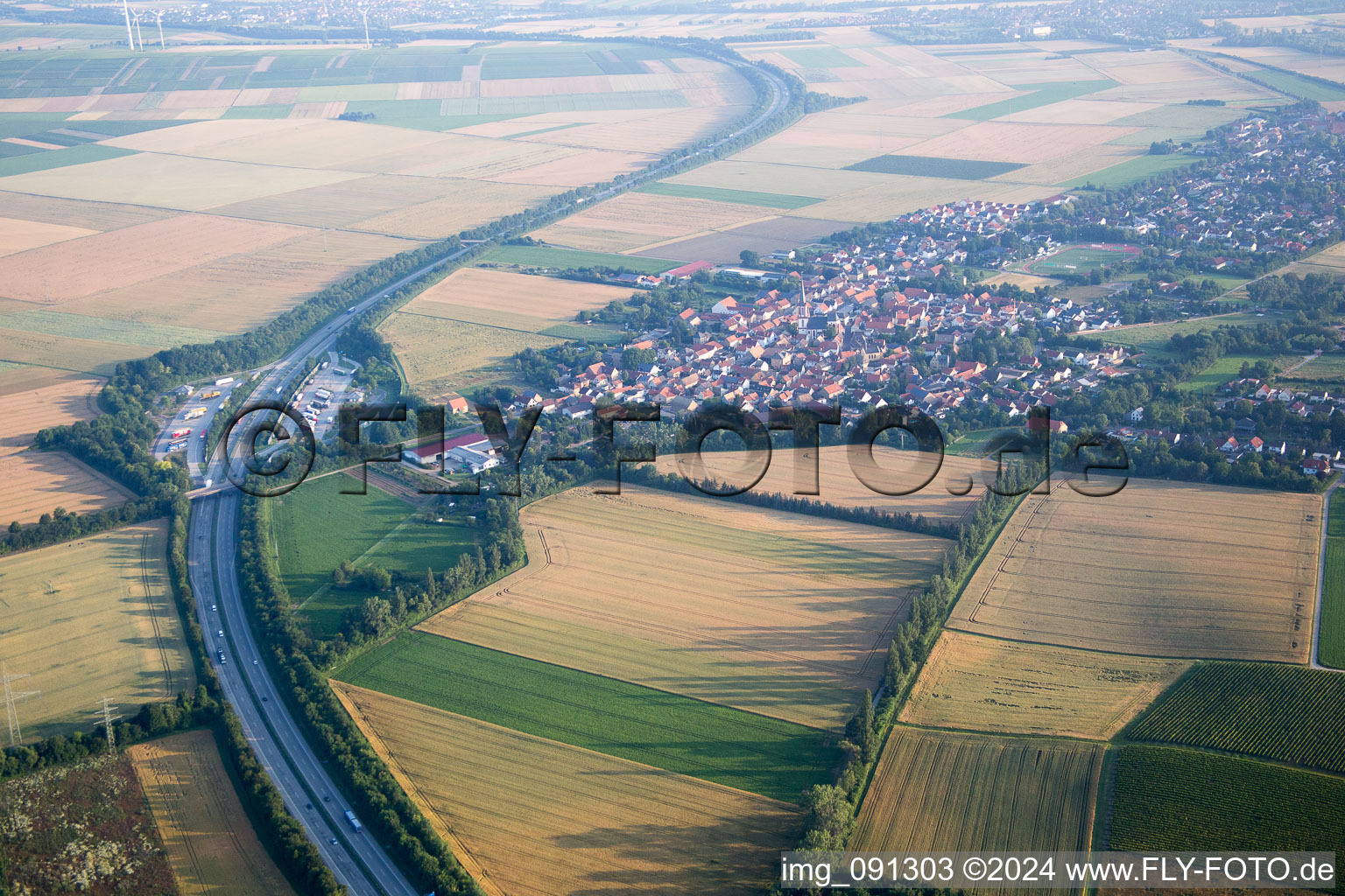 Armsheim in the state Rhineland-Palatinate, Germany