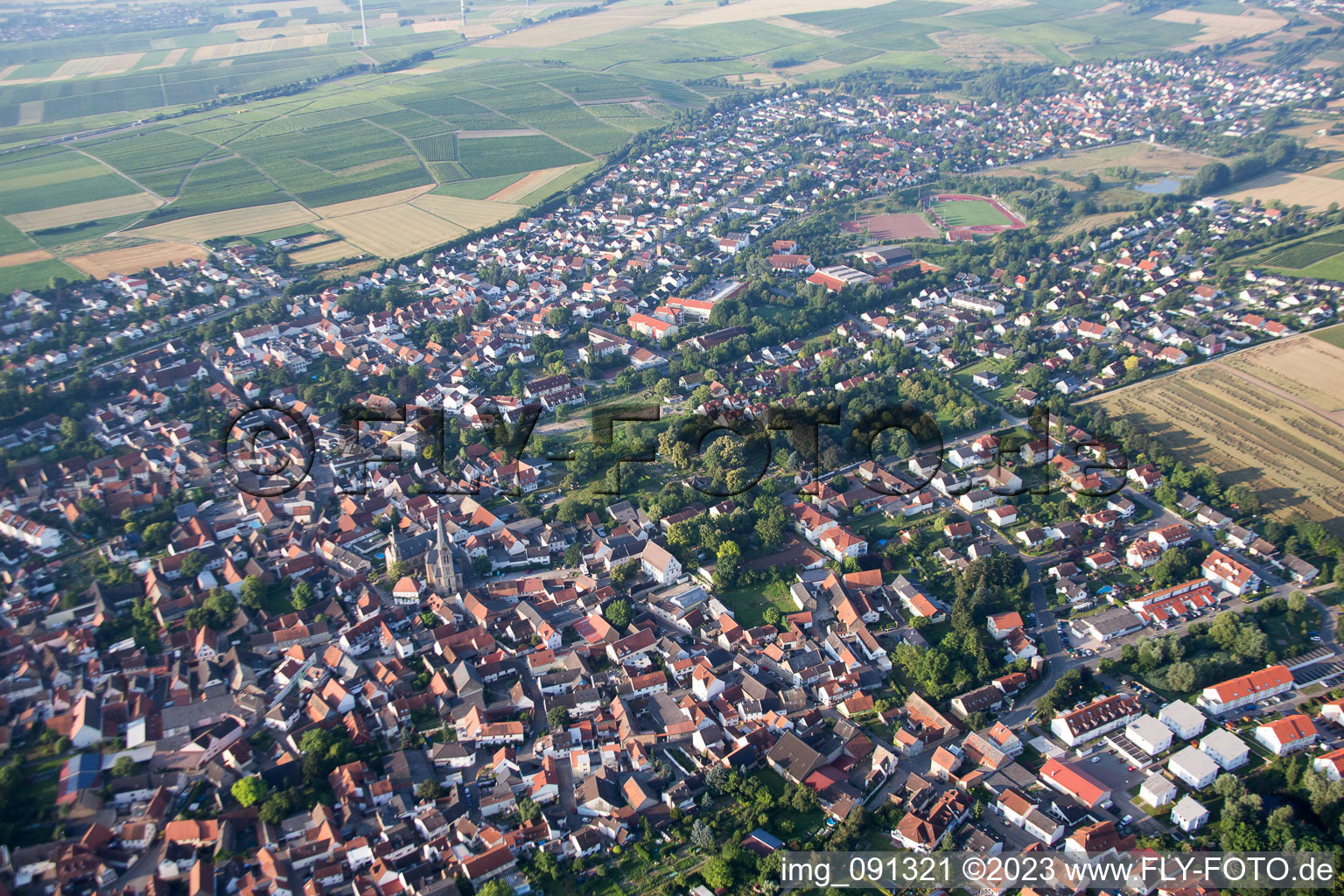 Saulheim in the state Rhineland-Palatinate, Germany