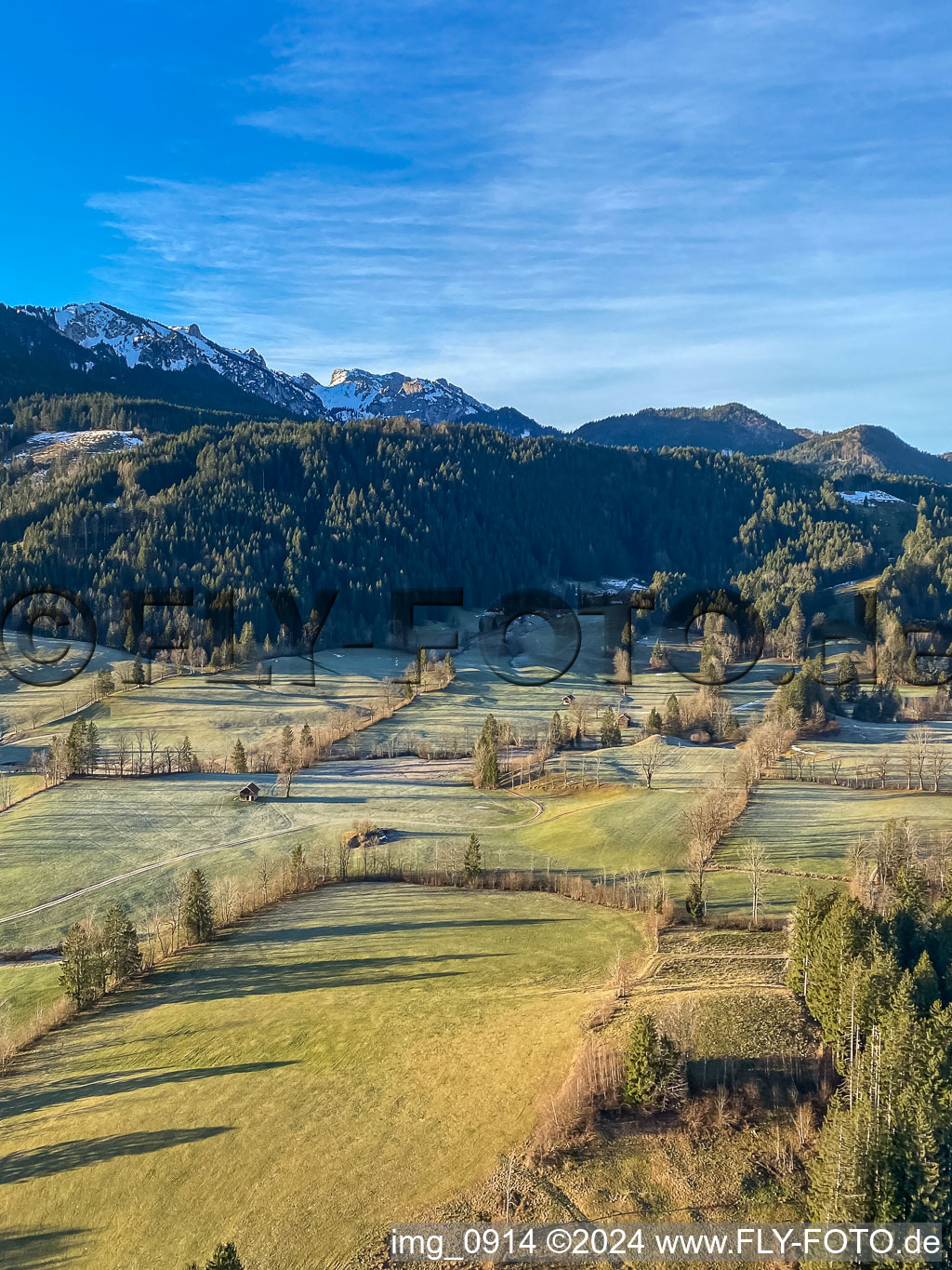 District Schlegldorf in Lenggries in the state Bavaria, Germany