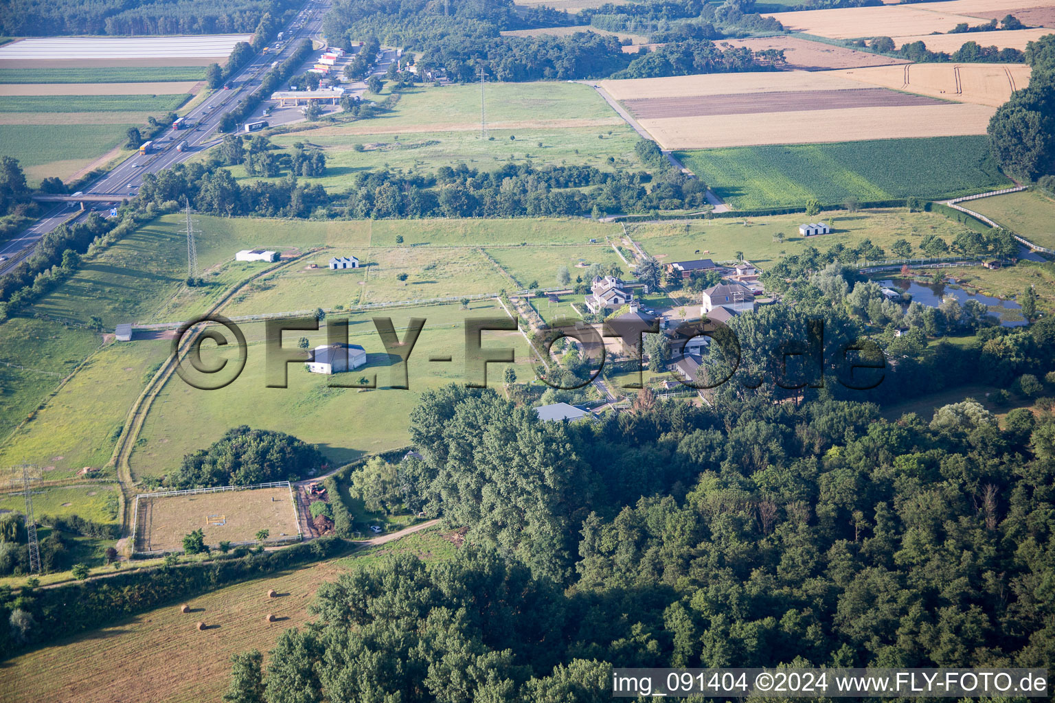 Bickenbach in the state Hesse, Germany