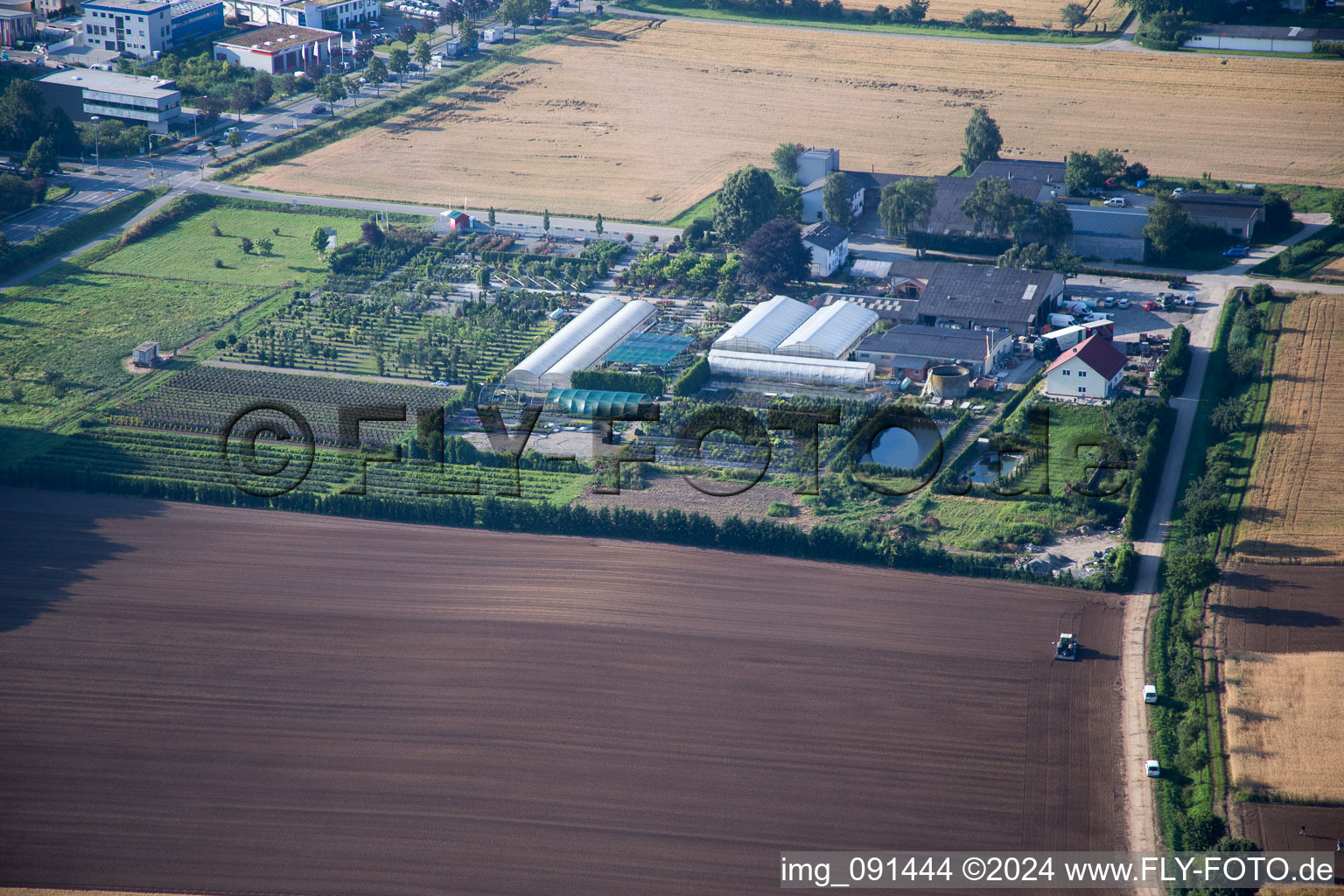 Drone image of Zwingenberg in the state Hesse, Germany