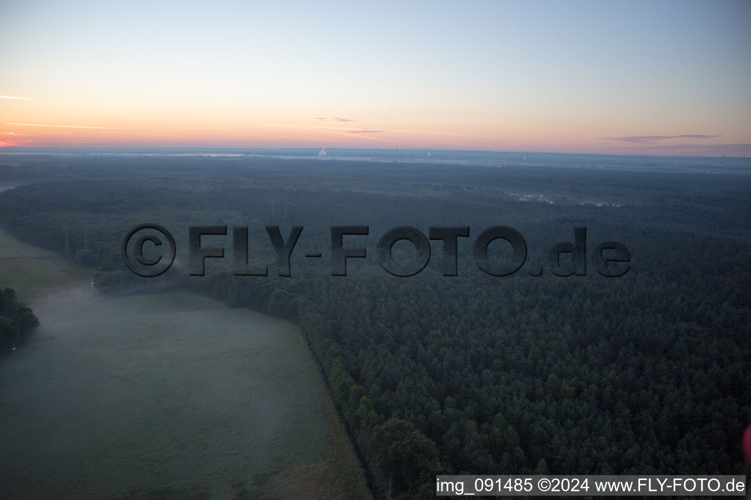 Otterbach Valley in Kandel in the state Rhineland-Palatinate, Germany