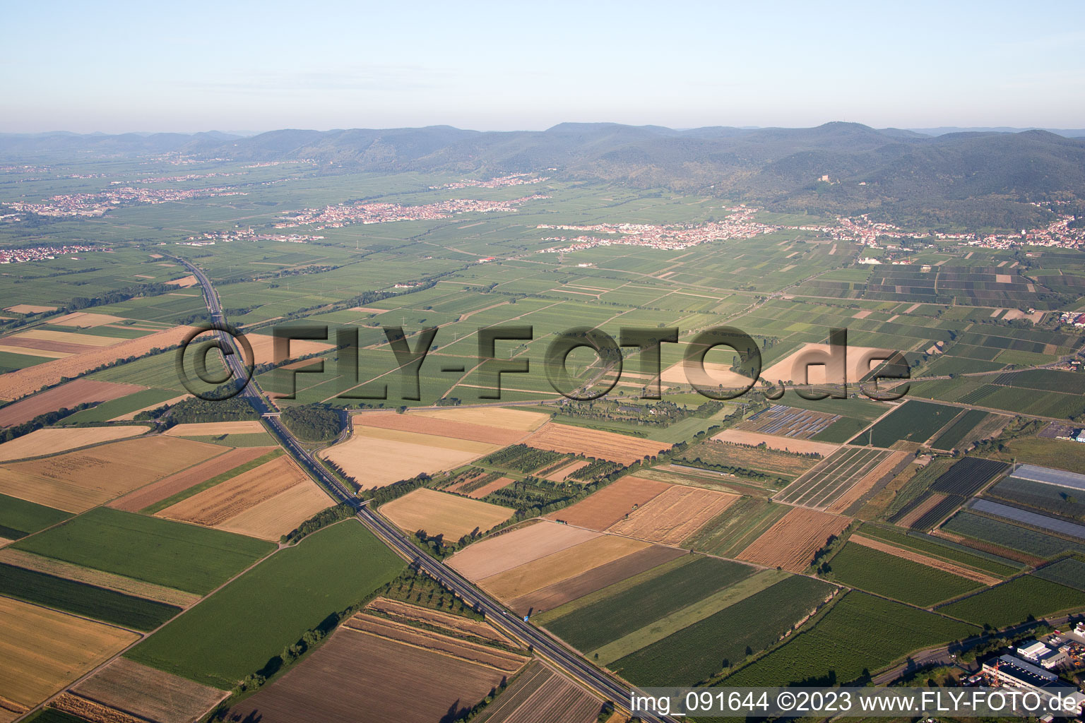 A65 in Neustadt an der Weinstraße in the state Rhineland-Palatinate, Germany