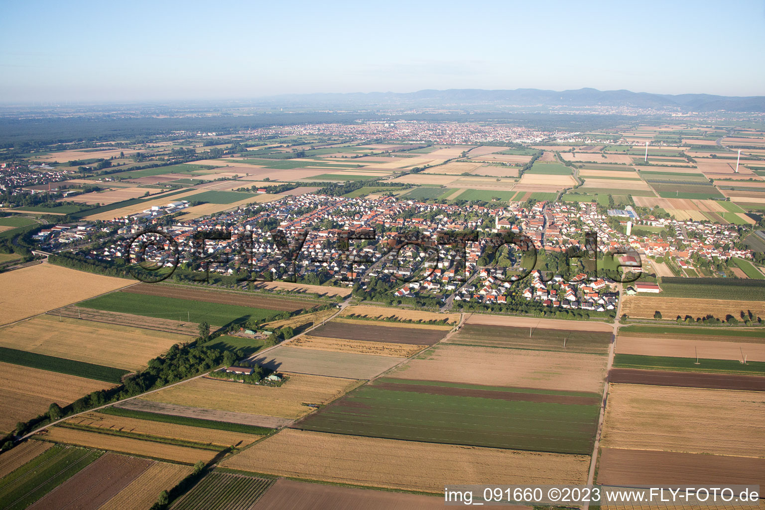 District Böhl in Böhl-Iggelheim in the state Rhineland-Palatinate, Germany