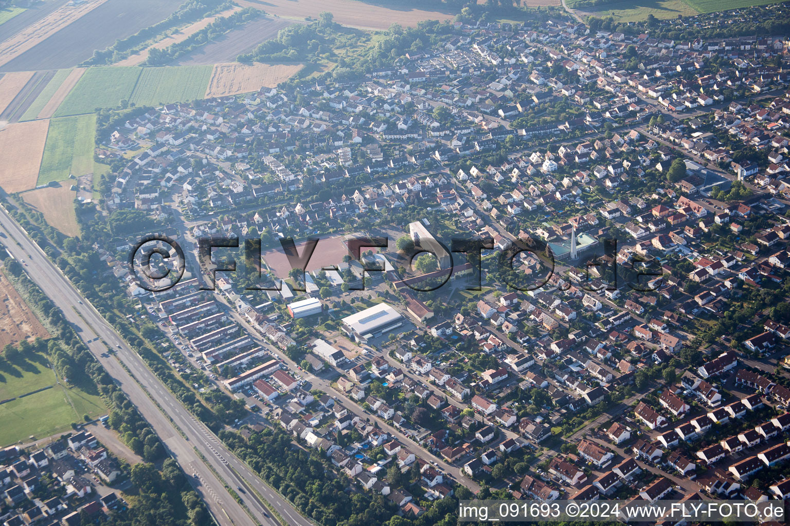 N in Speyer in the state Rhineland-Palatinate, Germany out of the air