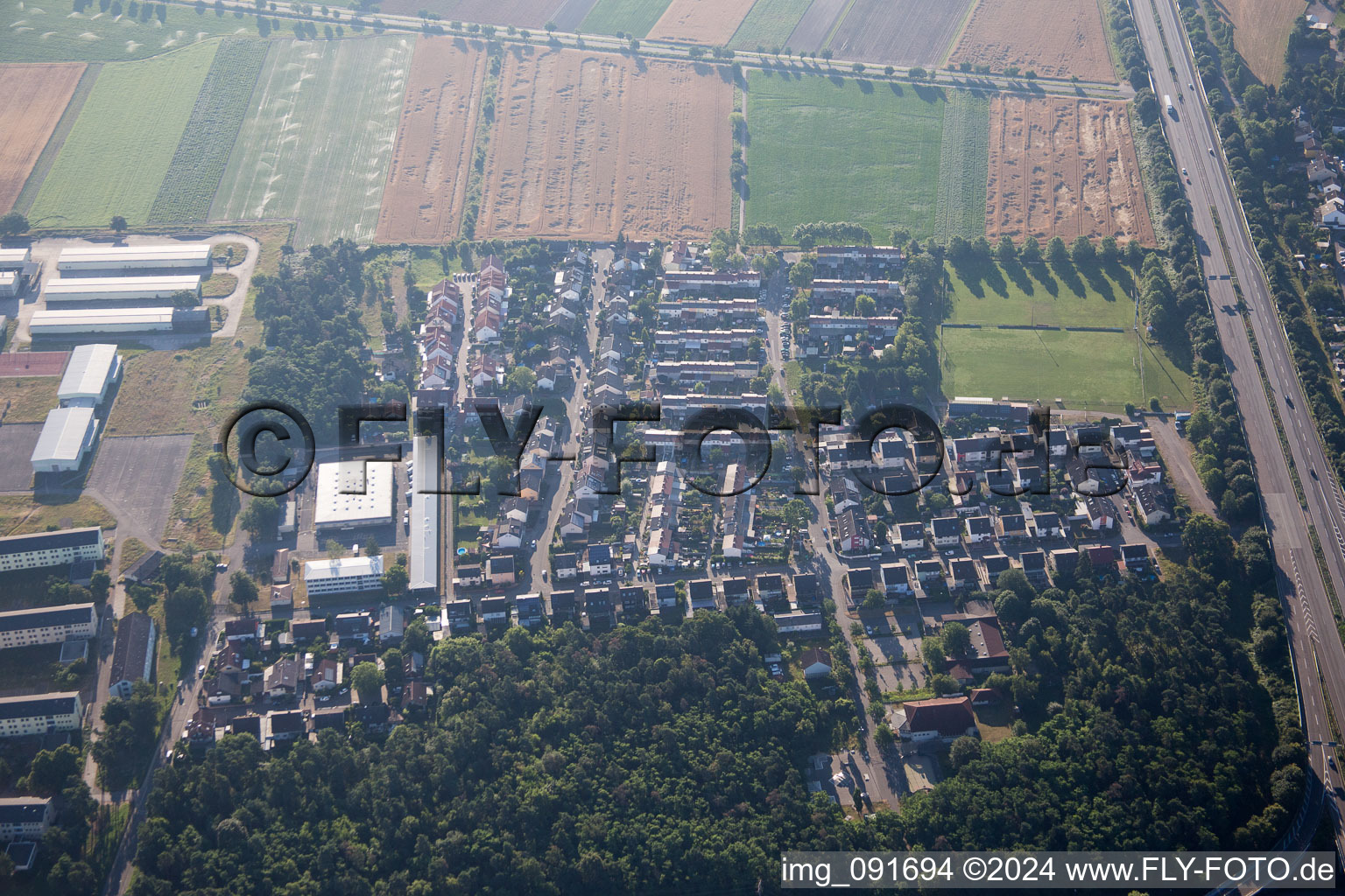 N, Birkenweg in Speyer in the state Rhineland-Palatinate, Germany