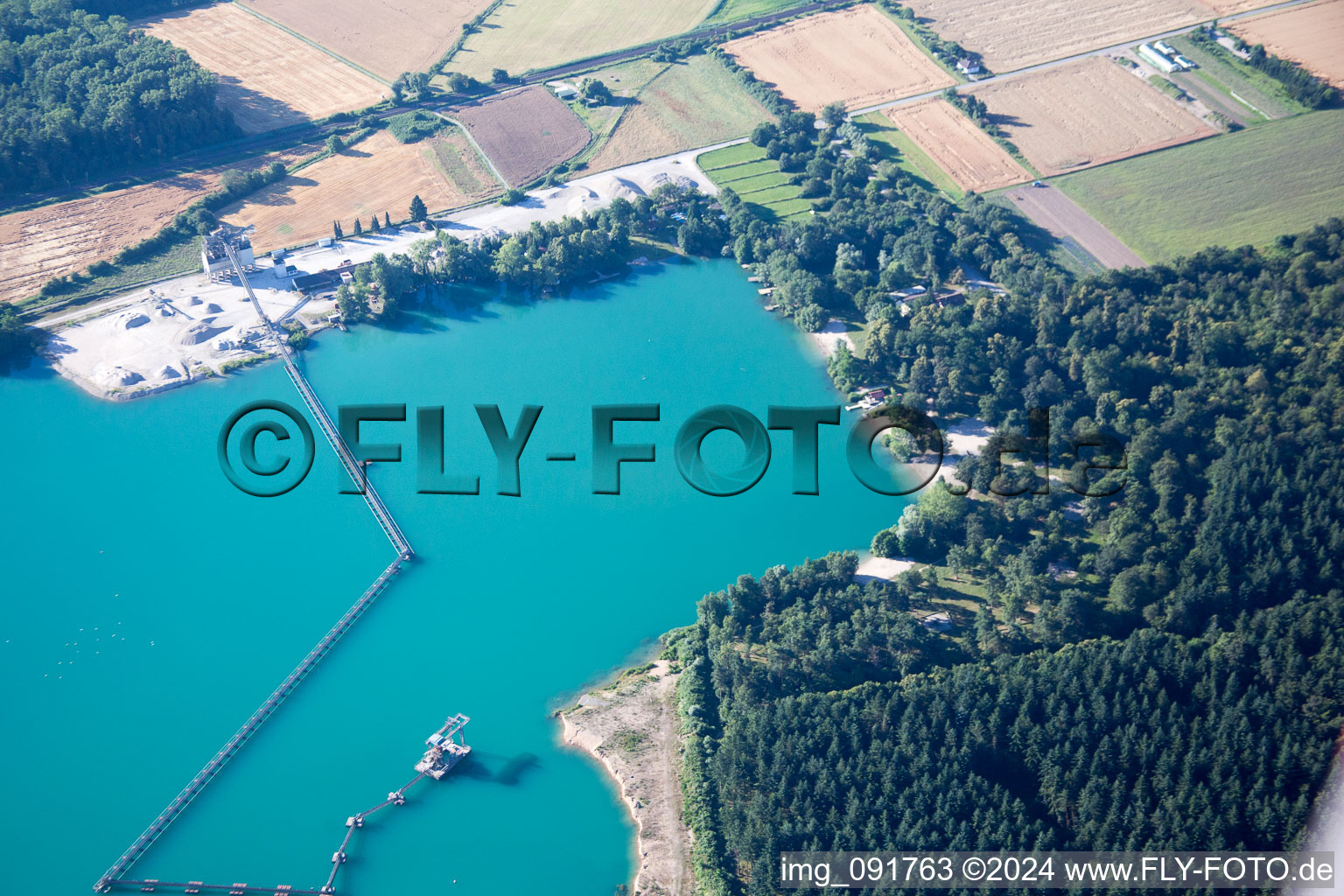 Weingarten in the state Baden-Wuerttemberg, Germany out of the air