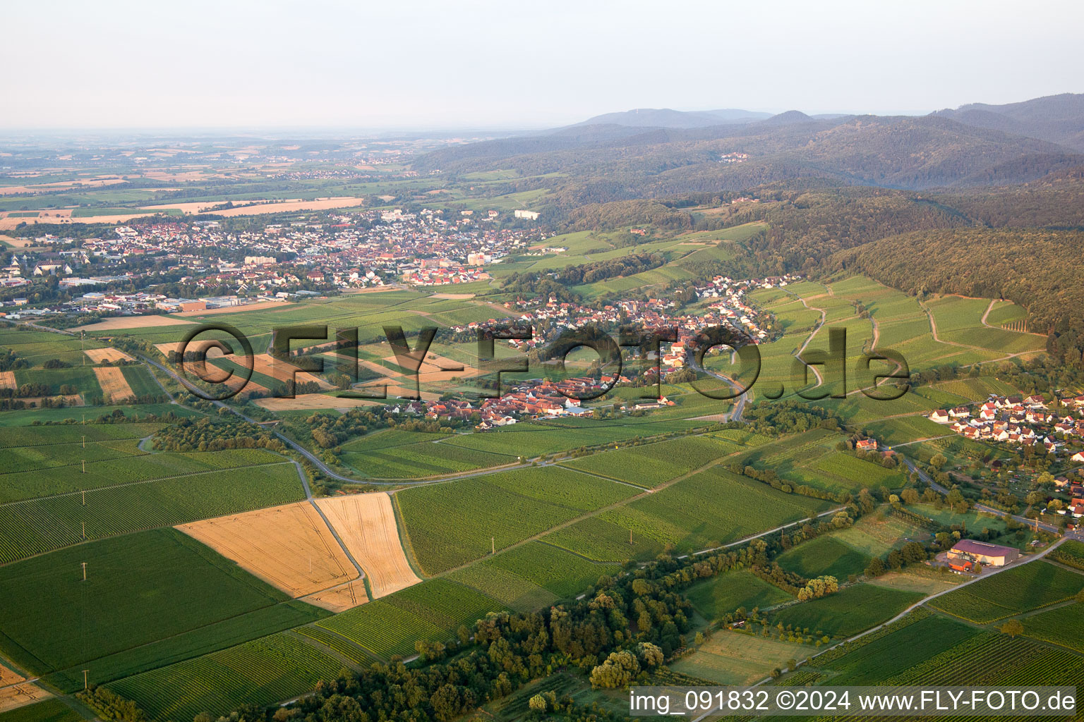 District Oberhofen in Pleisweiler-Oberhofen in the state Rhineland-Palatinate, Germany