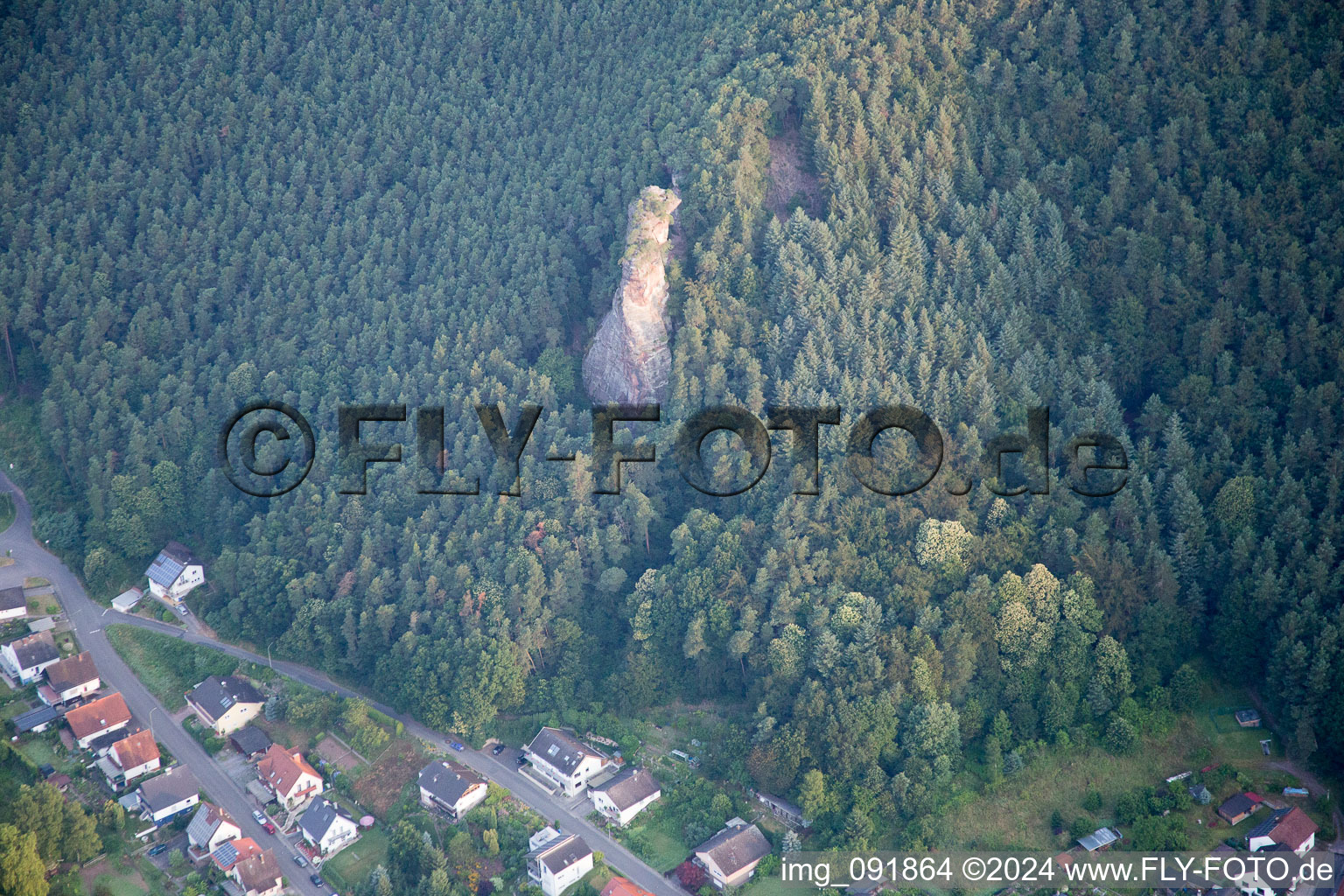 Lug in the state Rhineland-Palatinate, Germany seen from above