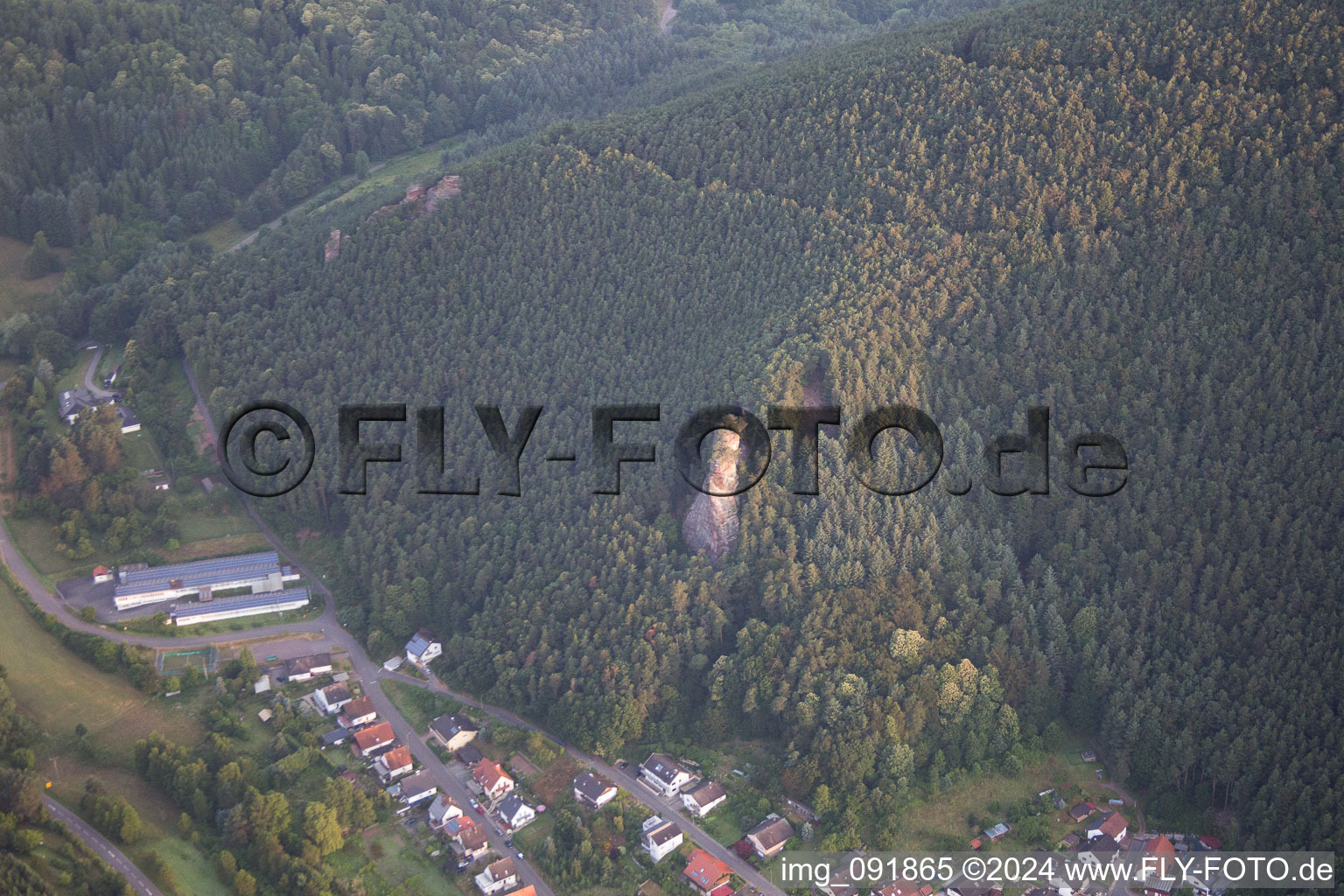 Lug in the state Rhineland-Palatinate, Germany from the plane