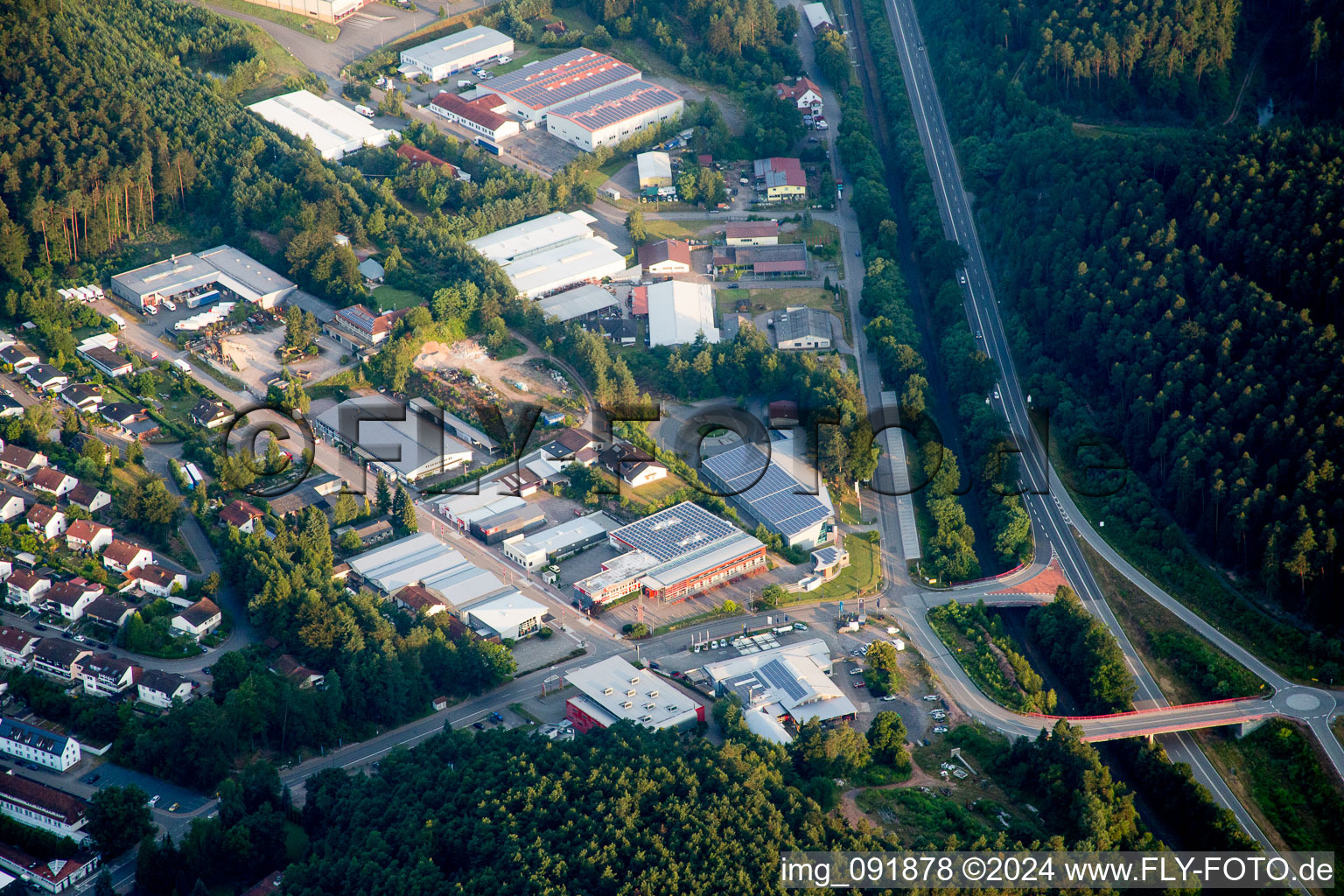 Building and production halls on the premises of Josef Seibel Schuhfabrik GmbH in Hauenstein in the state Rhineland-Palatinate, Germany