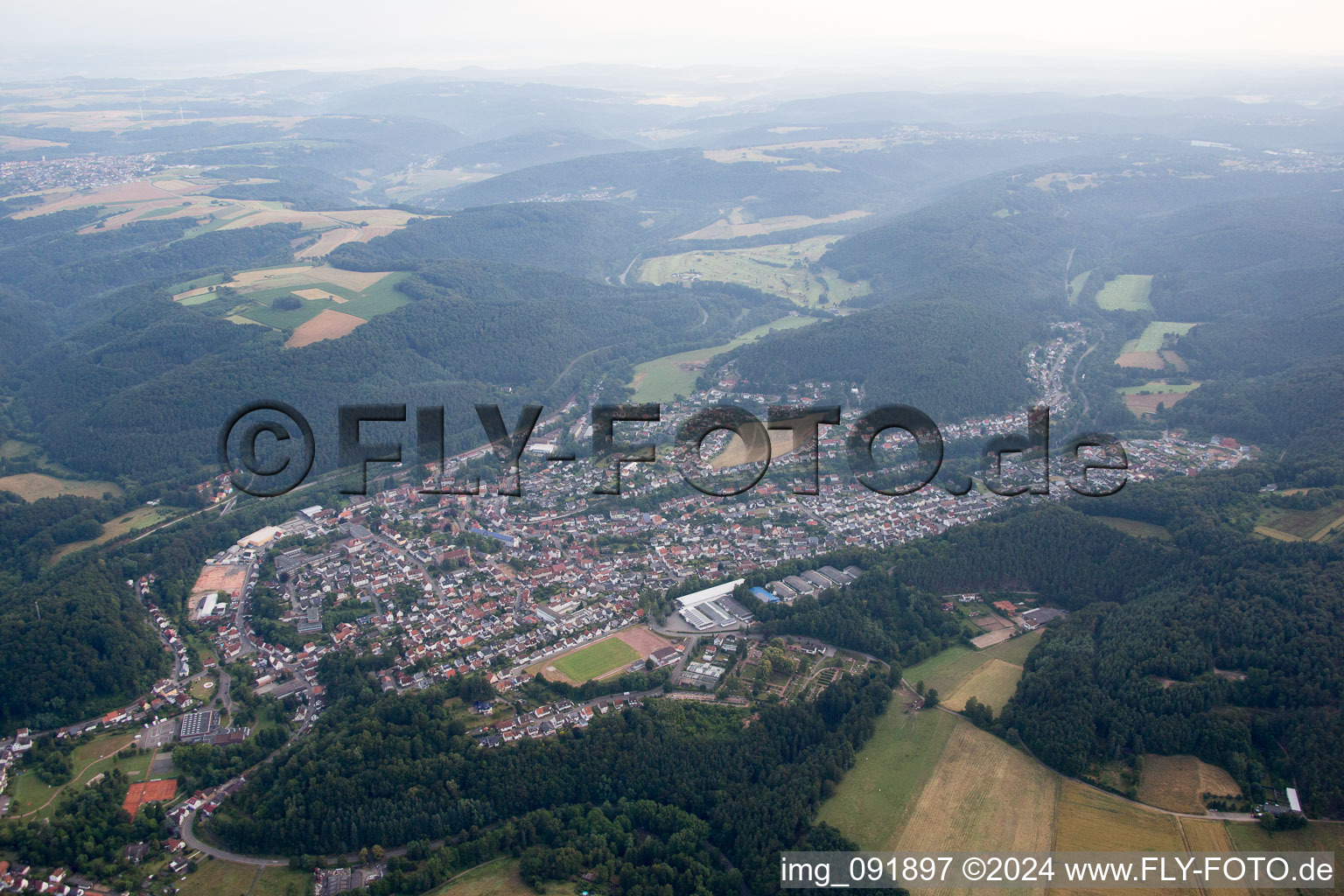 District Burgalben in Waldfischbach-Burgalben in the state Rhineland-Palatinate, Germany