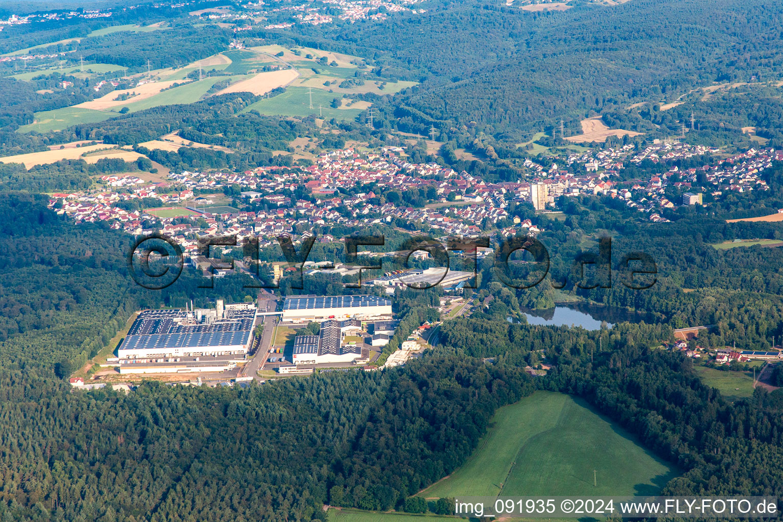 Waldmohr in the state Saarland, Germany