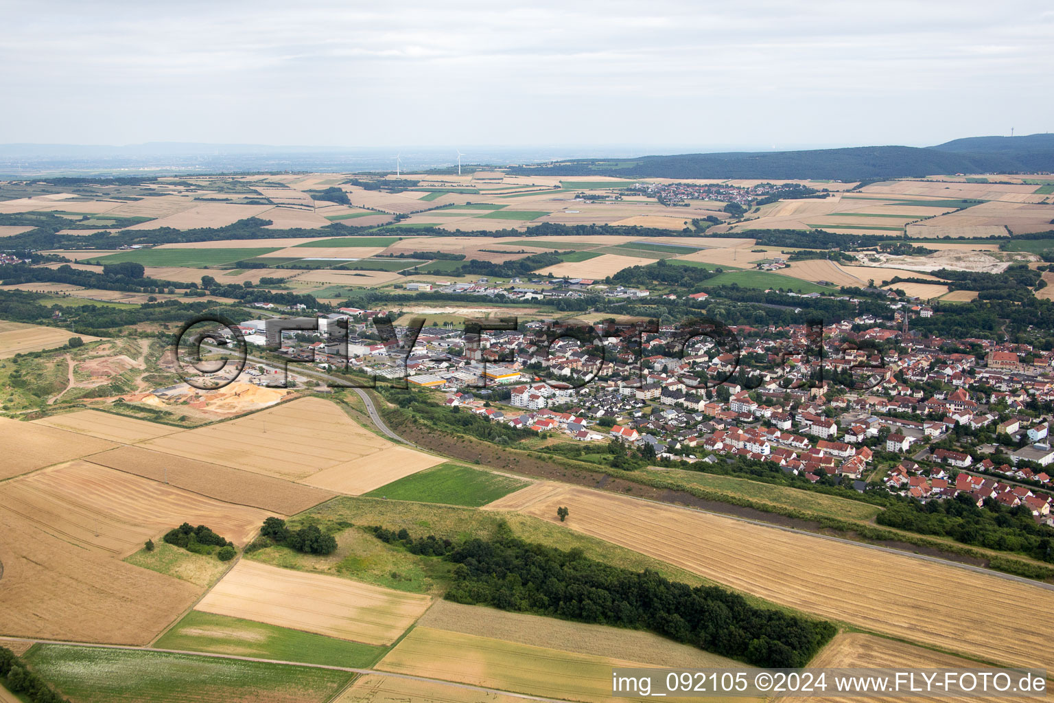 Eisenberg in the state Rhineland-Palatinate, Germany out of the air