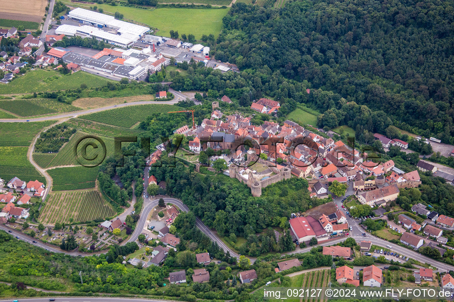 Neuleiningen in the state Rhineland-Palatinate, Germany