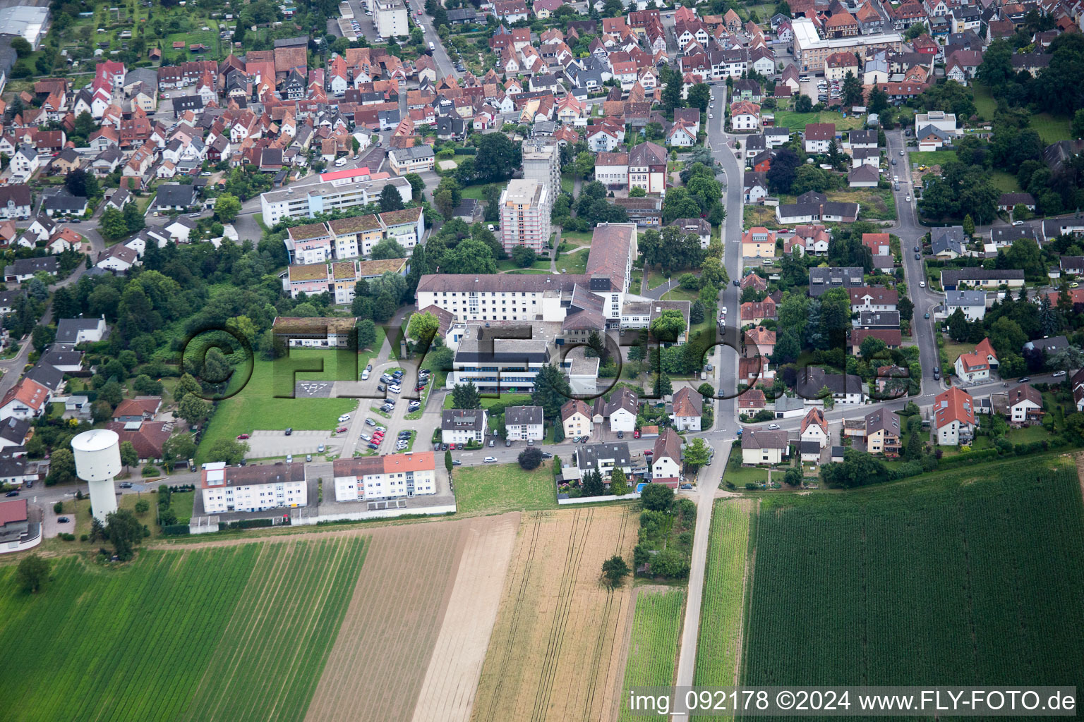 Oblique view of Kandel in the state Rhineland-Palatinate, Germany