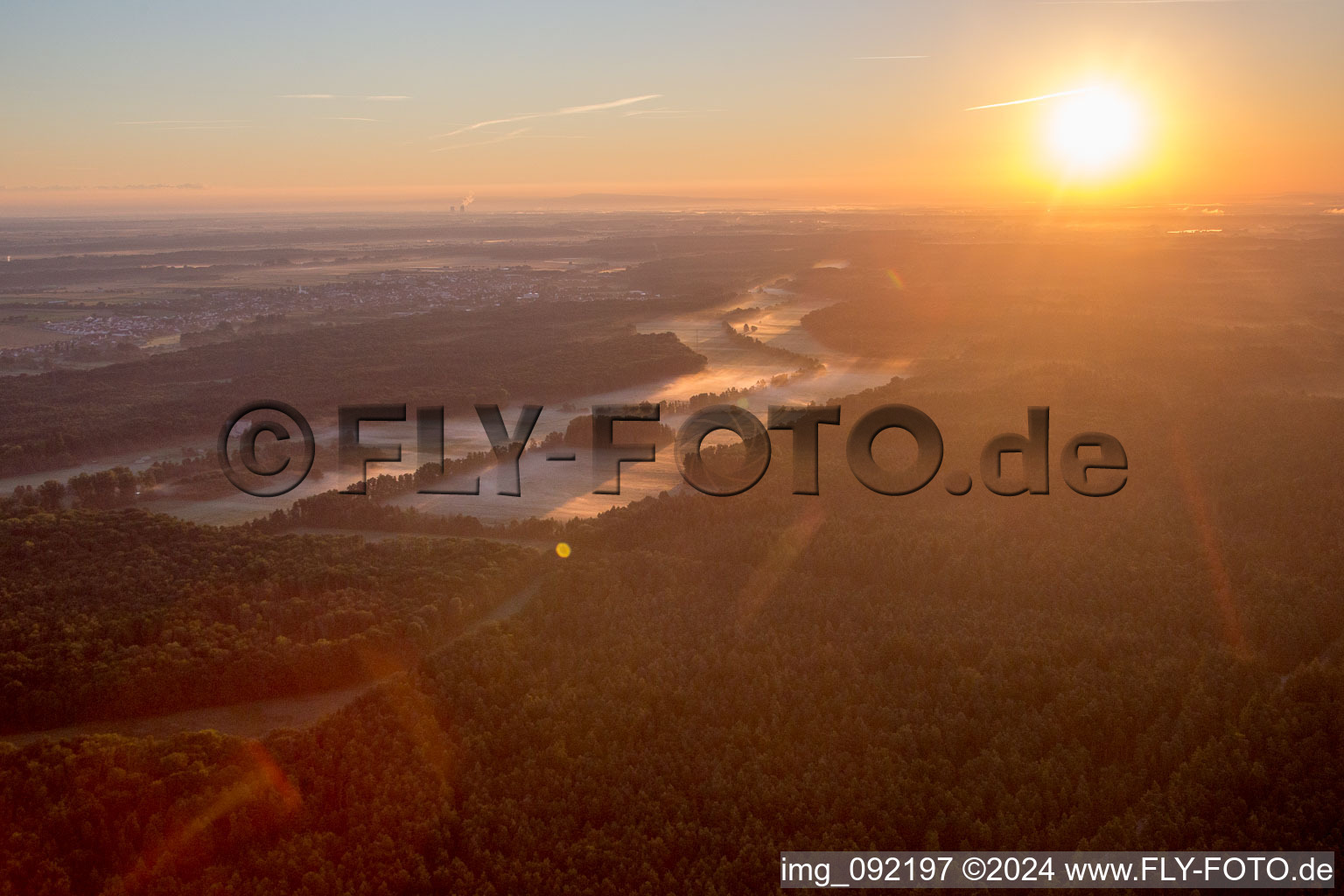 Otterbach Valley in Kandel in the state Rhineland-Palatinate, Germany