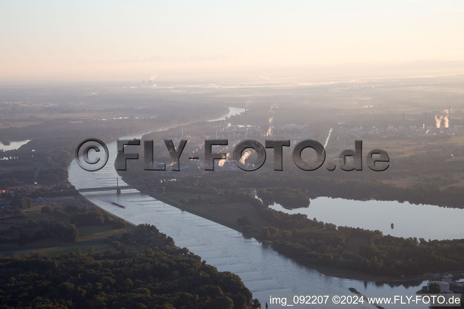 KA Rheinhafen from south in the district Rheinhafen in Karlsruhe in the state Baden-Wuerttemberg, Germany