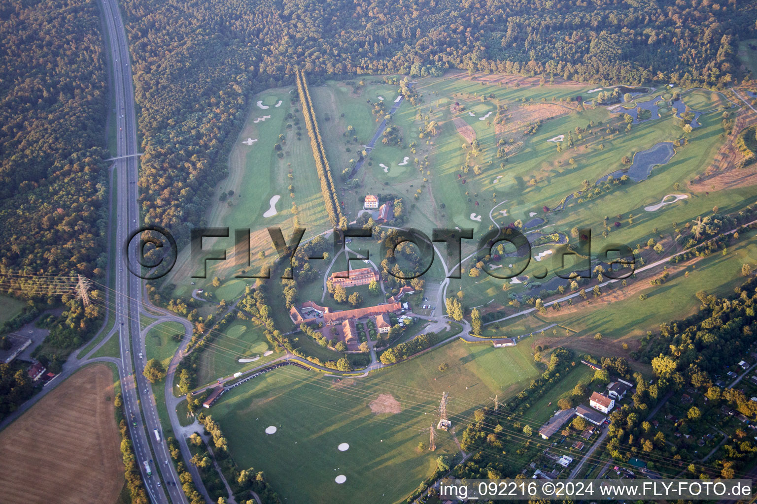 Golf Club Scheibenhardt in the district Beiertheim-Bulach in Karlsruhe in the state Baden-Wuerttemberg, Germany