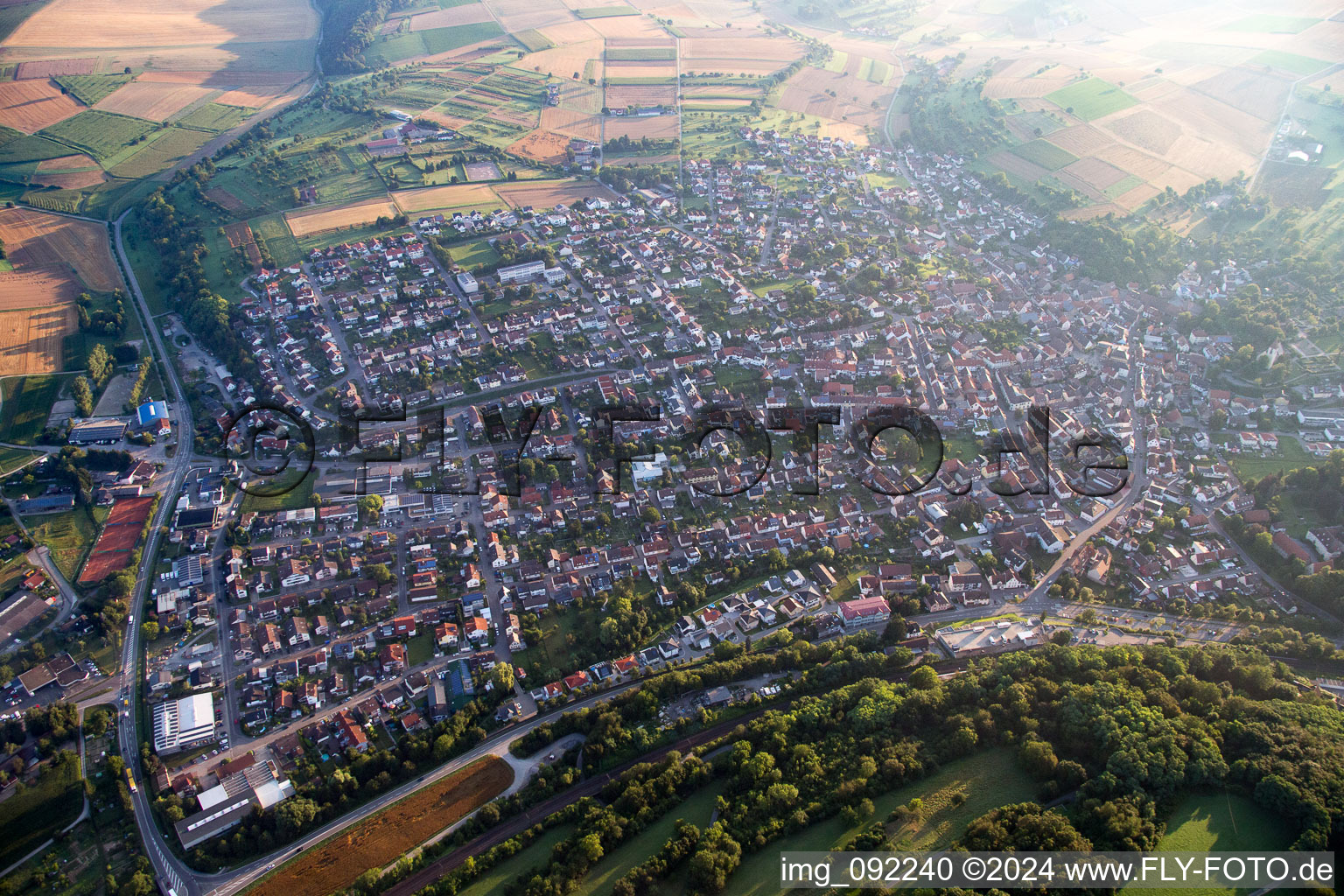 District Königsbach in Königsbach-Stein in the state Baden-Wuerttemberg, Germany