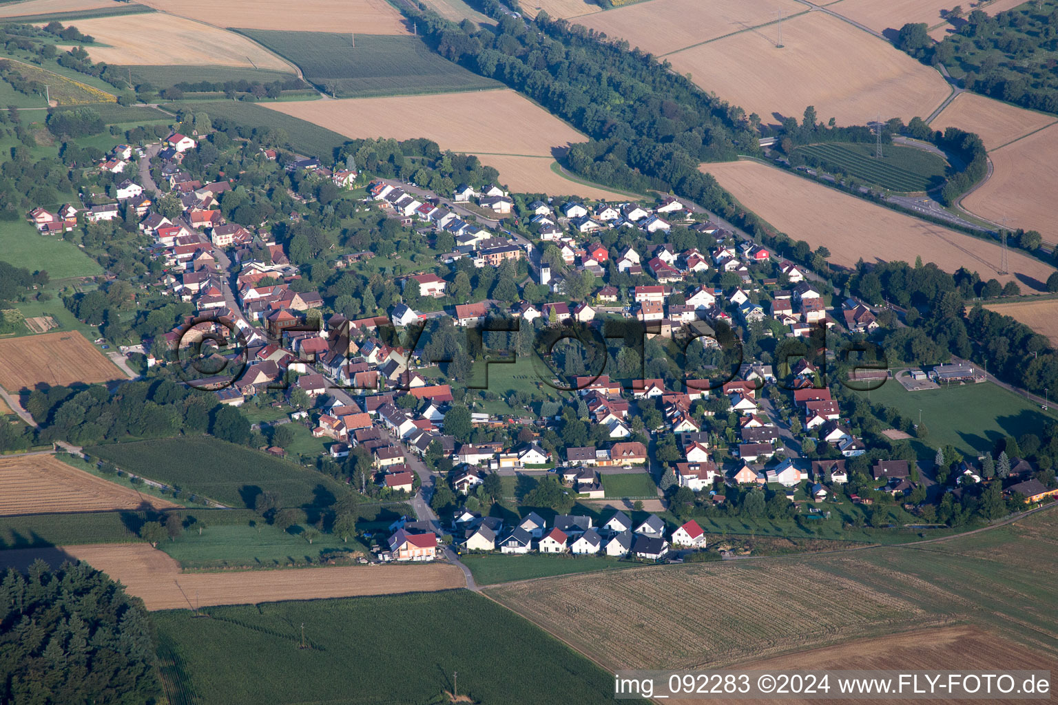 District Dürrenbüchig in Bretten in the state Baden-Wuerttemberg, Germany