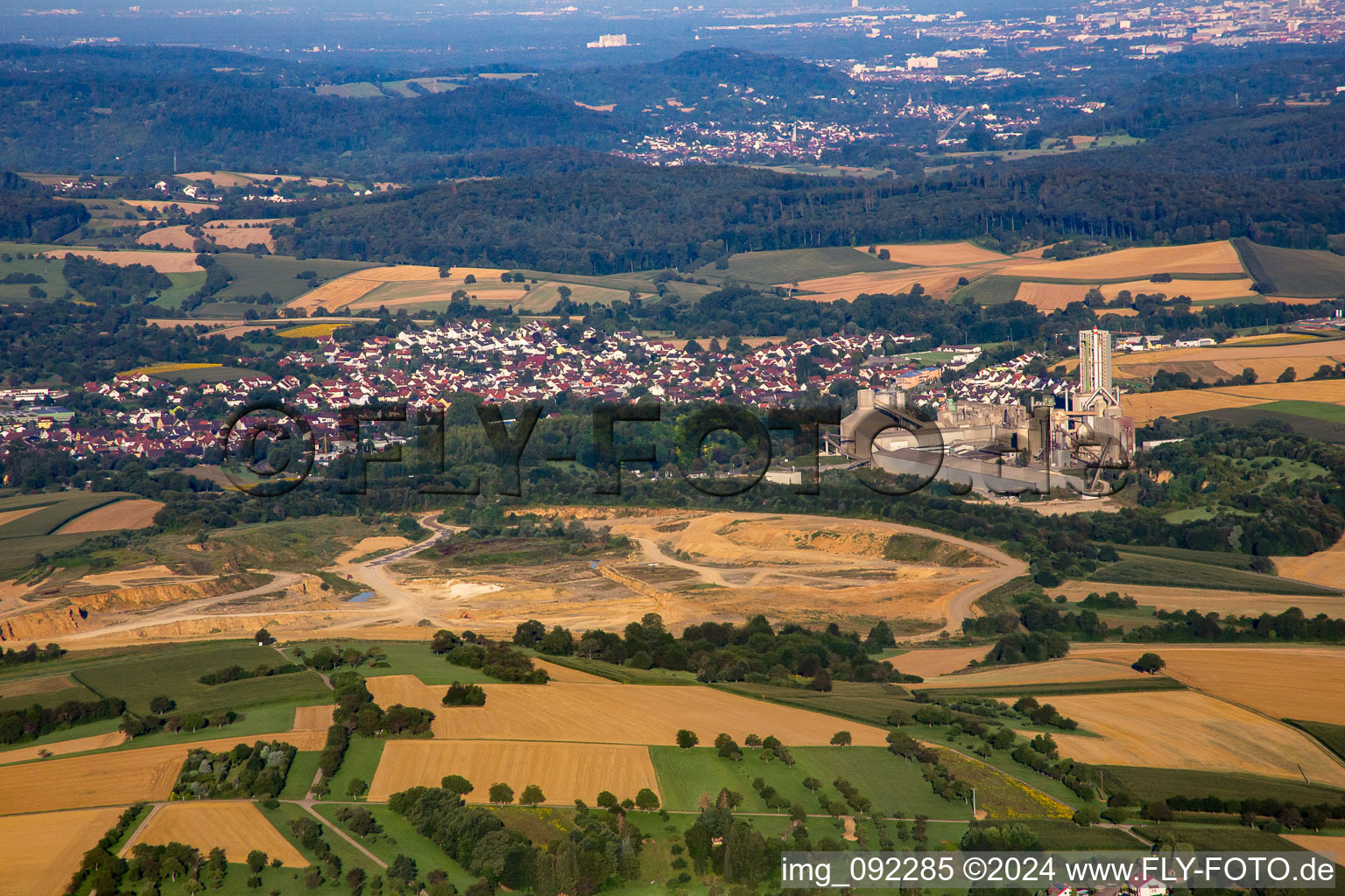 District Wössingen in Walzbachtal in the state Baden-Wuerttemberg, Germany