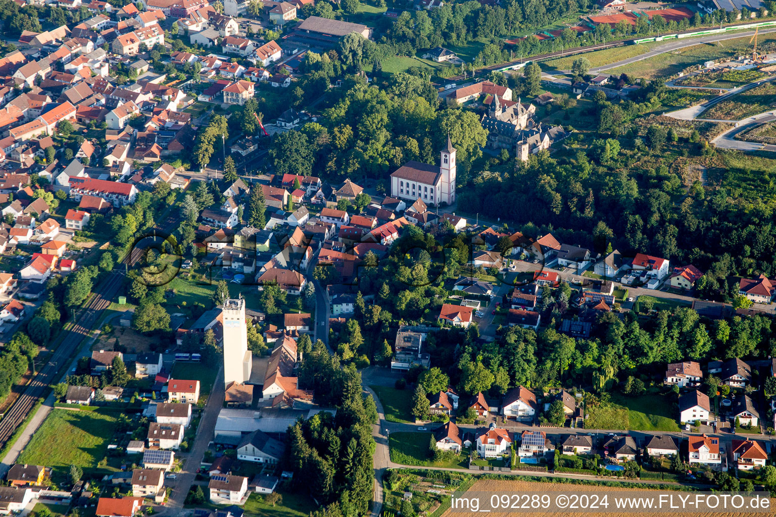 Castle of Schloss Gondelsheim in Gondelsheim in the state Baden-Wurttemberg, Germany