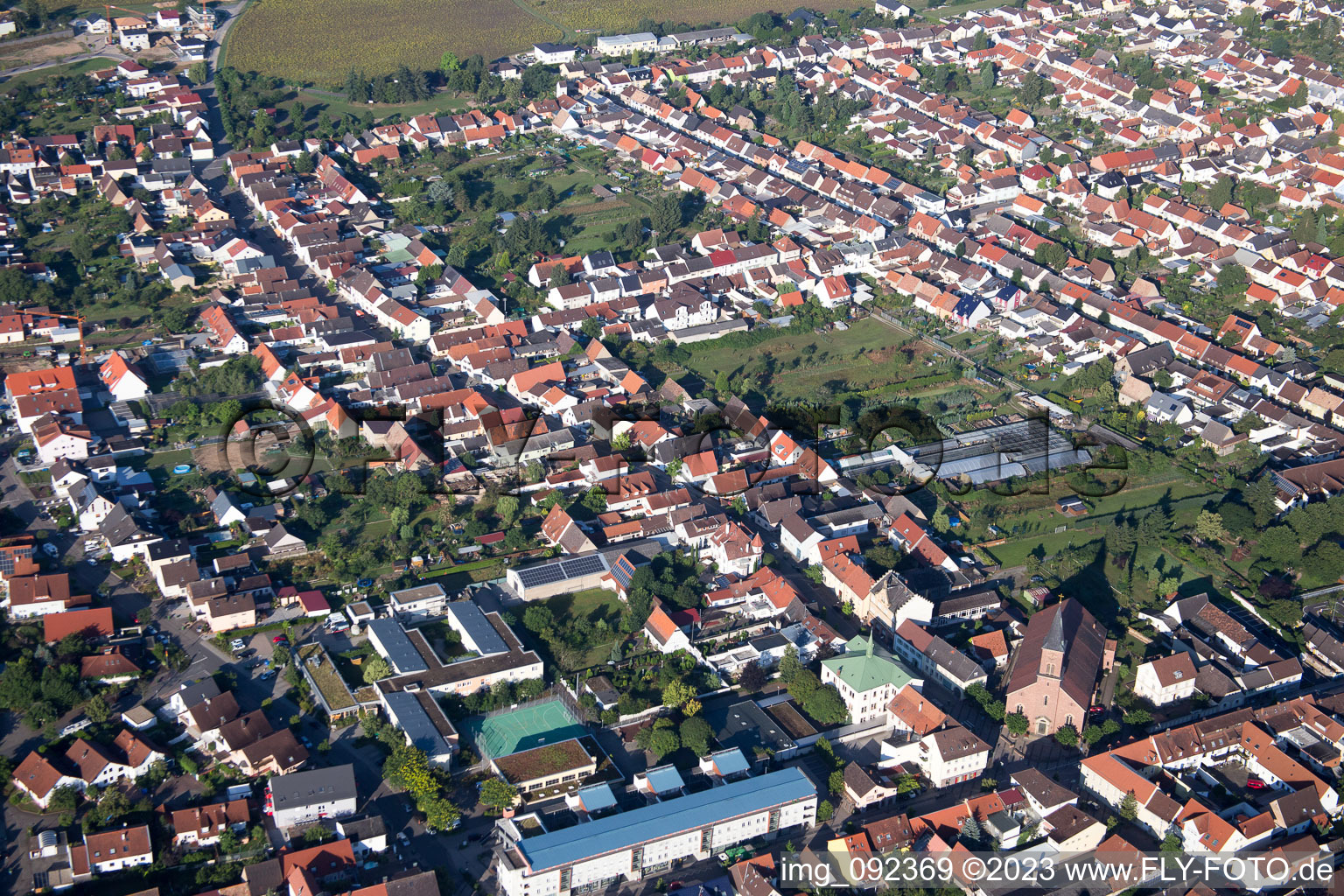 Drone recording of Wiesental in the state Baden-Wuerttemberg, Germany