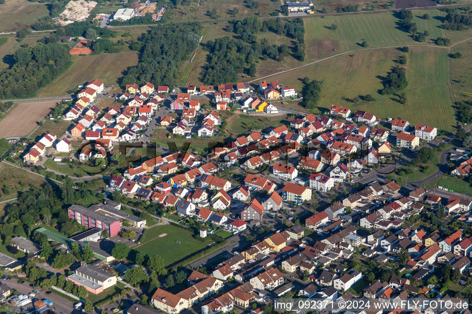 Community school in the district Wiesental in Waghäusel in the state Baden-Wuerttemberg, Germany