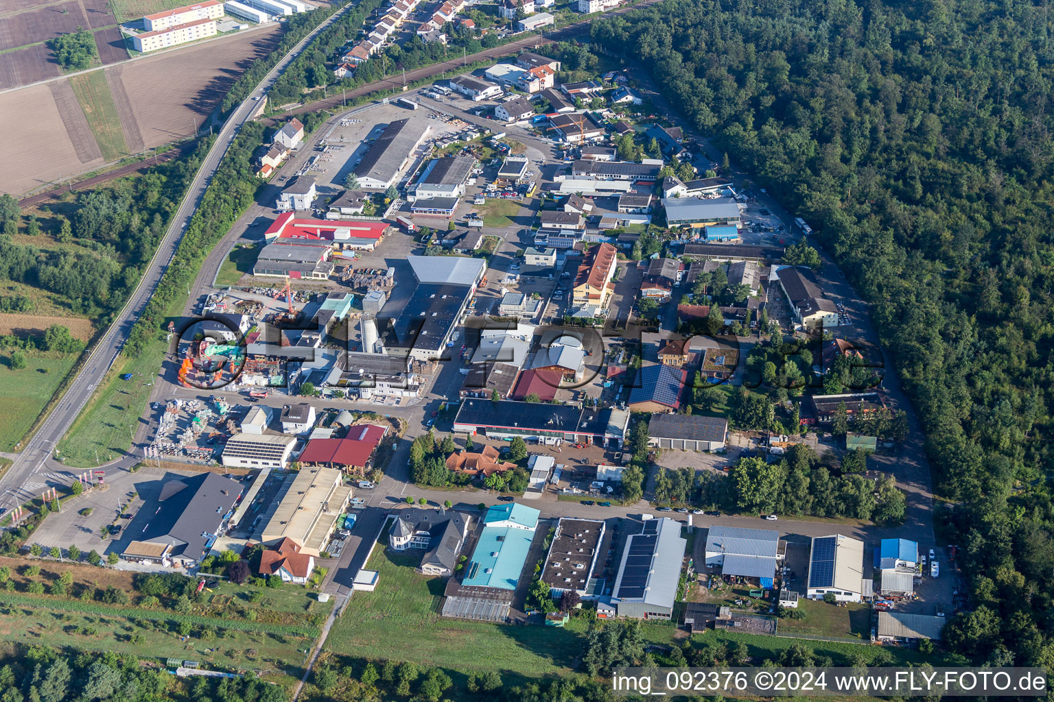 Industrial estate and company settlement NO in Wiesental in the state Baden-Wurttemberg, Germany