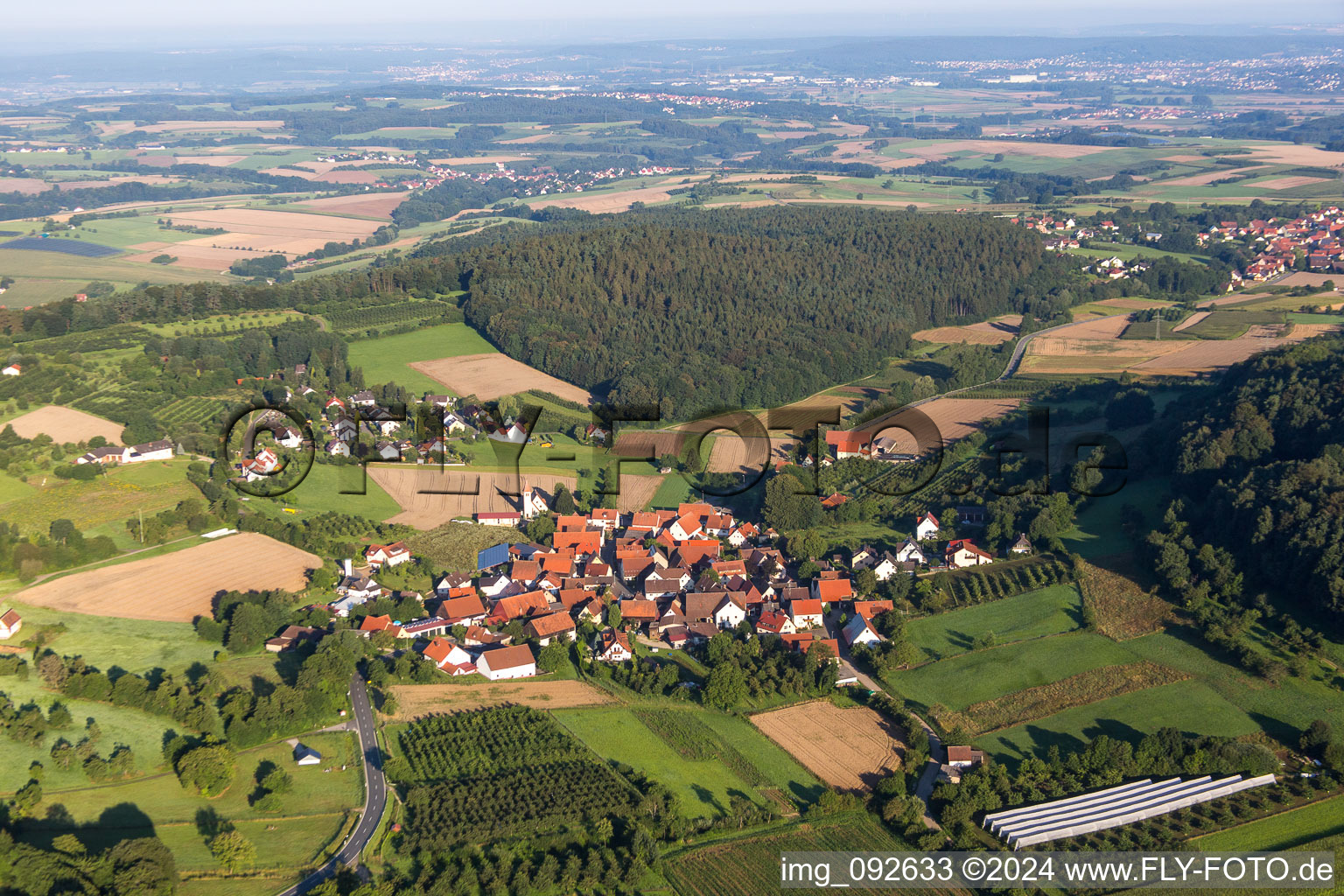 District Oberehrenbach in Leutenbach in the state Bavaria, Germany