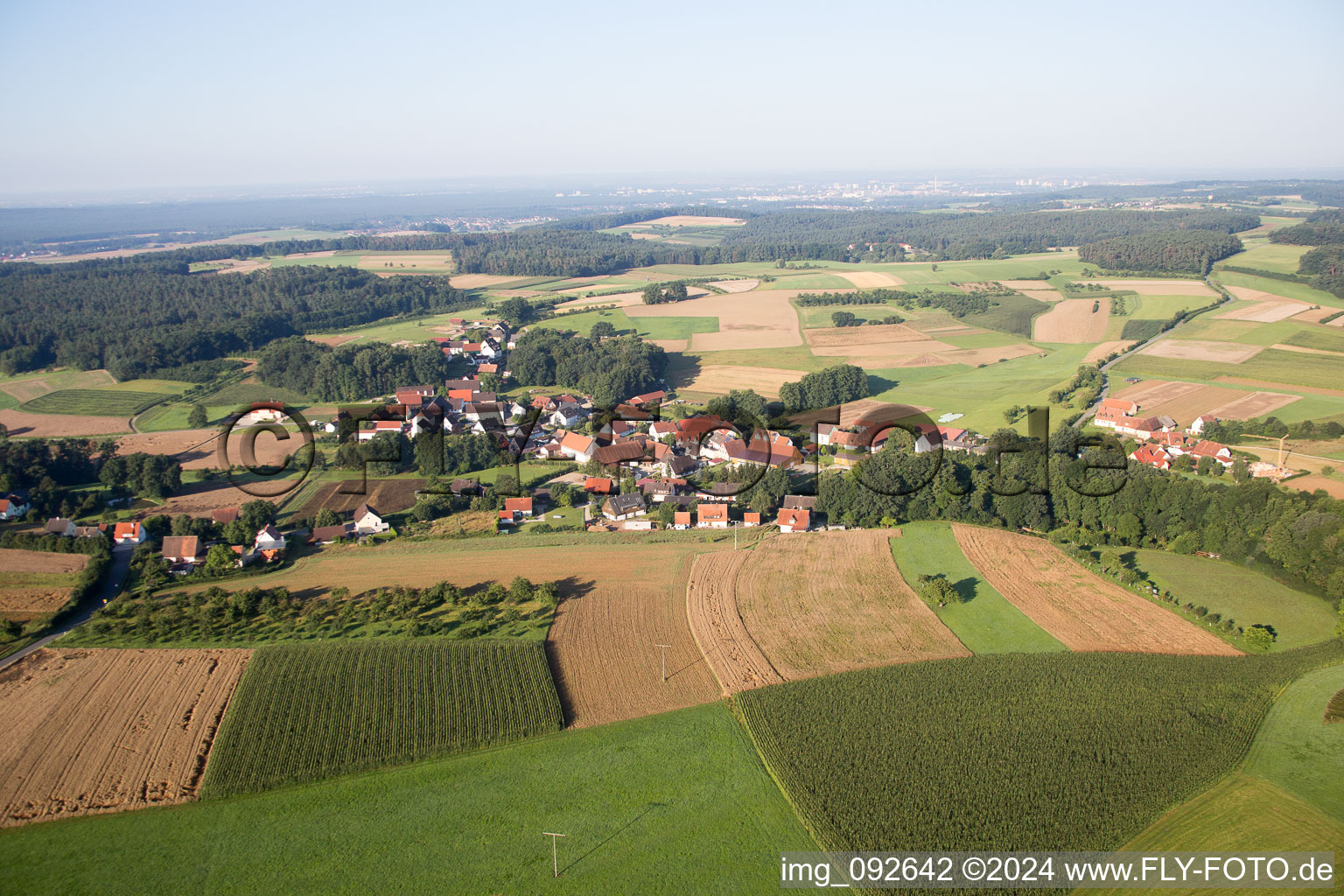 Ebersbach in the state Bavaria, Germany