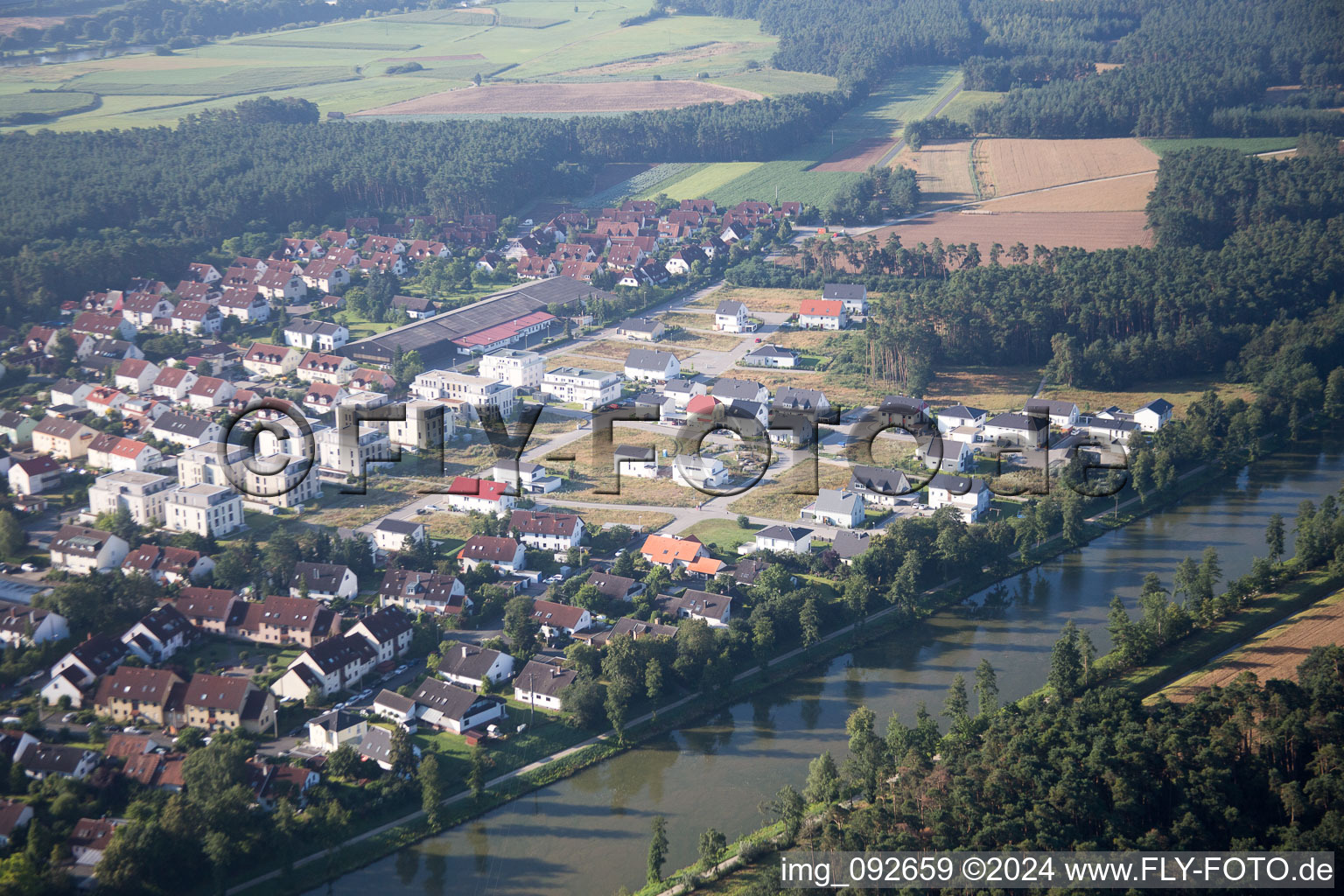 District Oberndorf in Möhrendorf in the state Bavaria, Germany