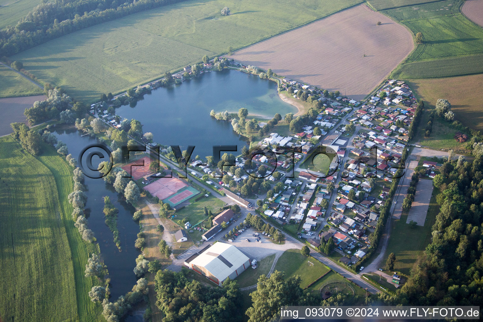 Camping Les Peupliers in Seltz in the state Bas-Rhin, France